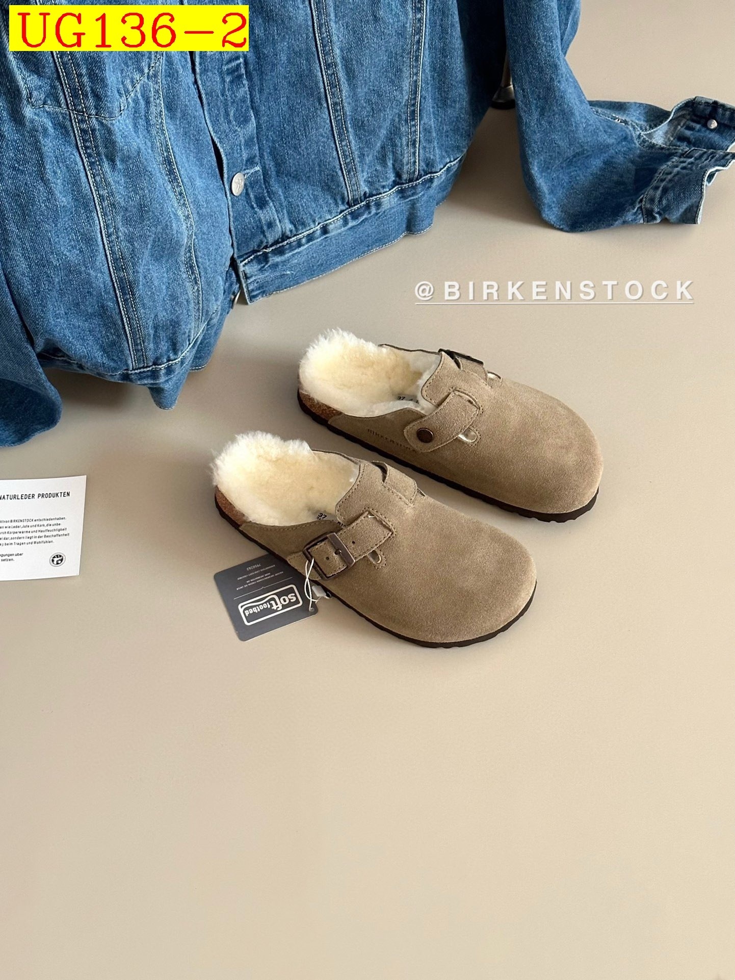 52$ new_dh Top Quality UGG Boot Leather Wool Size 35-40 42587034490 UG136 gallery