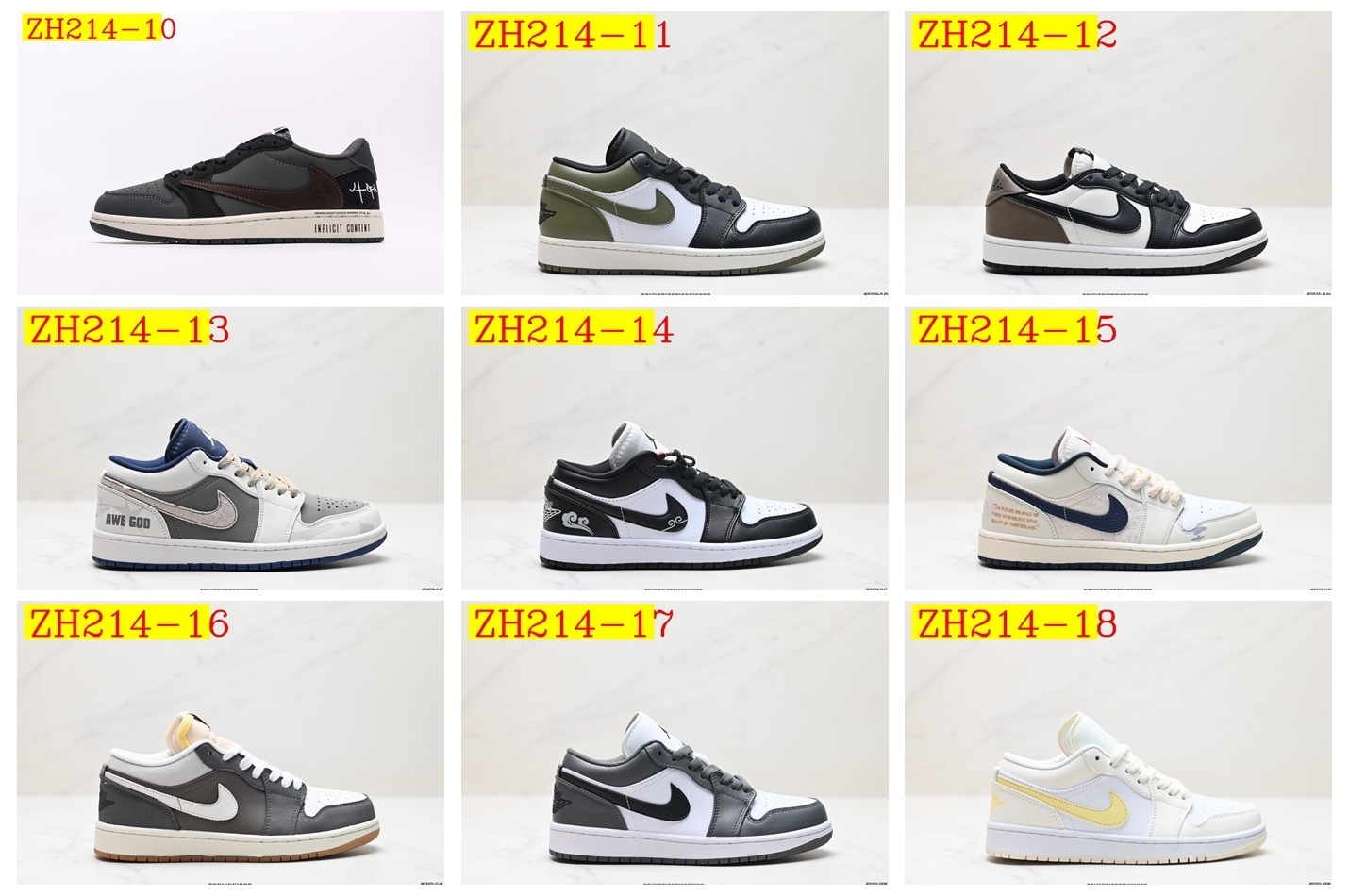 53$ Air Jordan 1 Low size 36-45 All Colors 2 724810 ZH214 gallery
