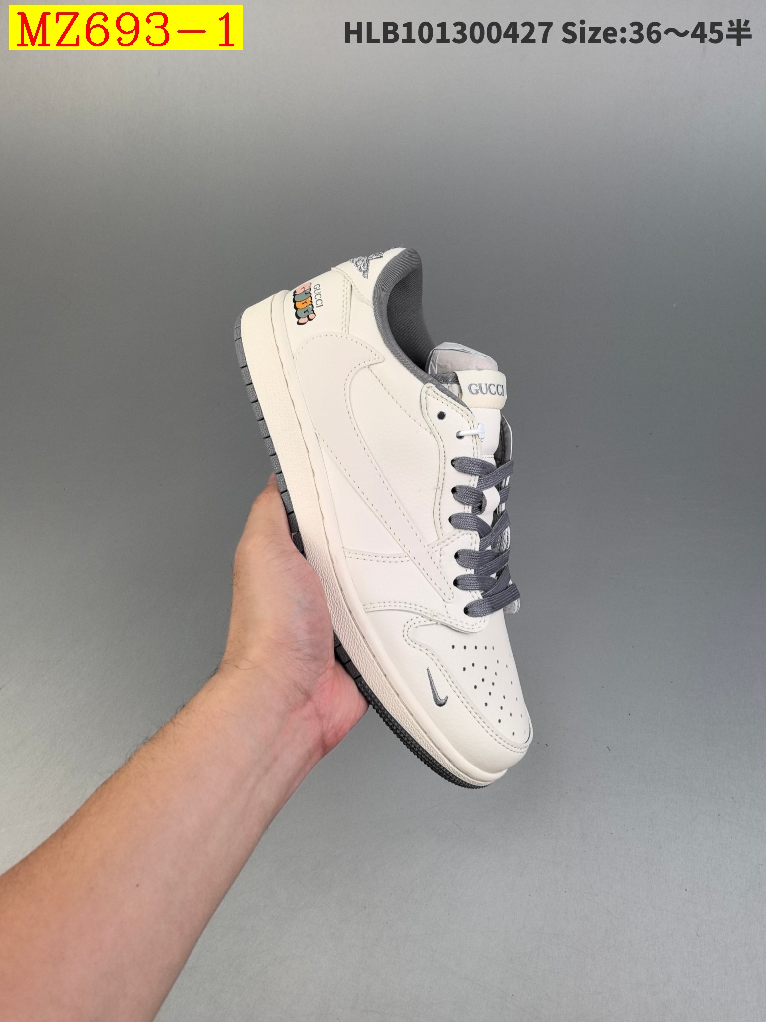 53$ Air Jordan AJ1 Low half size 36-45 121690 MZ693 gallery