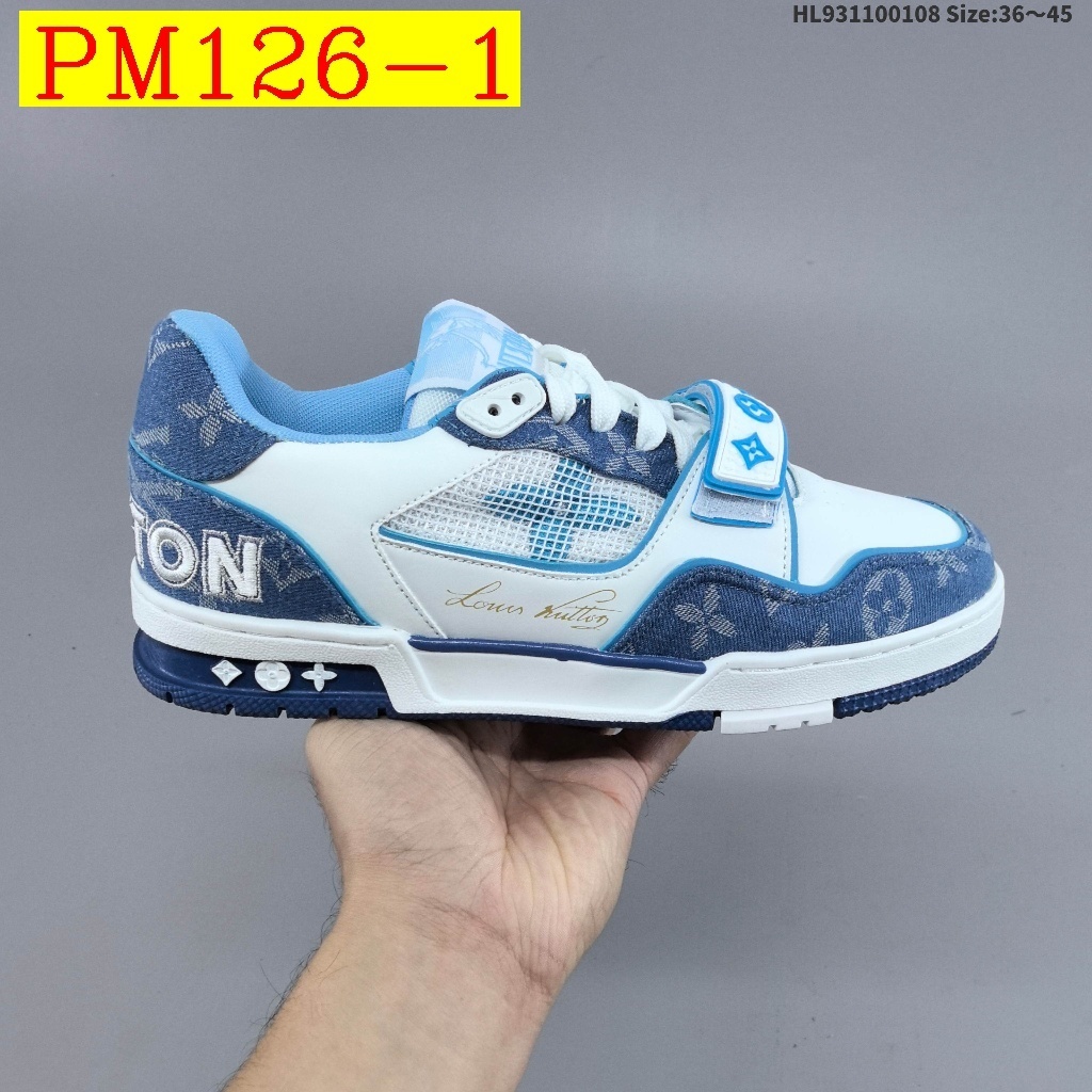 53$ LV Louis Vuitton Trainer Sneaker Low Size 36-45 729250 PM126 gallery