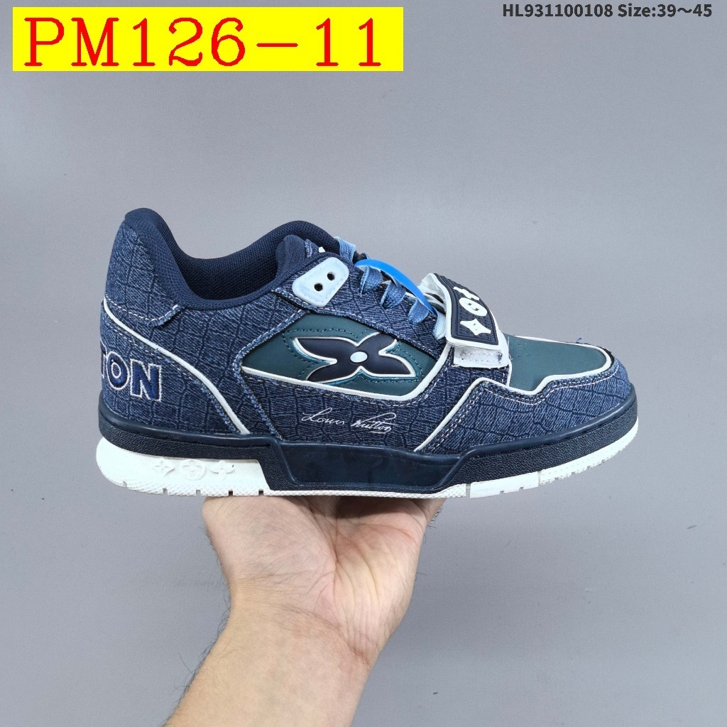 53$ LV Louis Vuitton Trainer Sneaker Low Size 36-45 729250 PM126 gallery