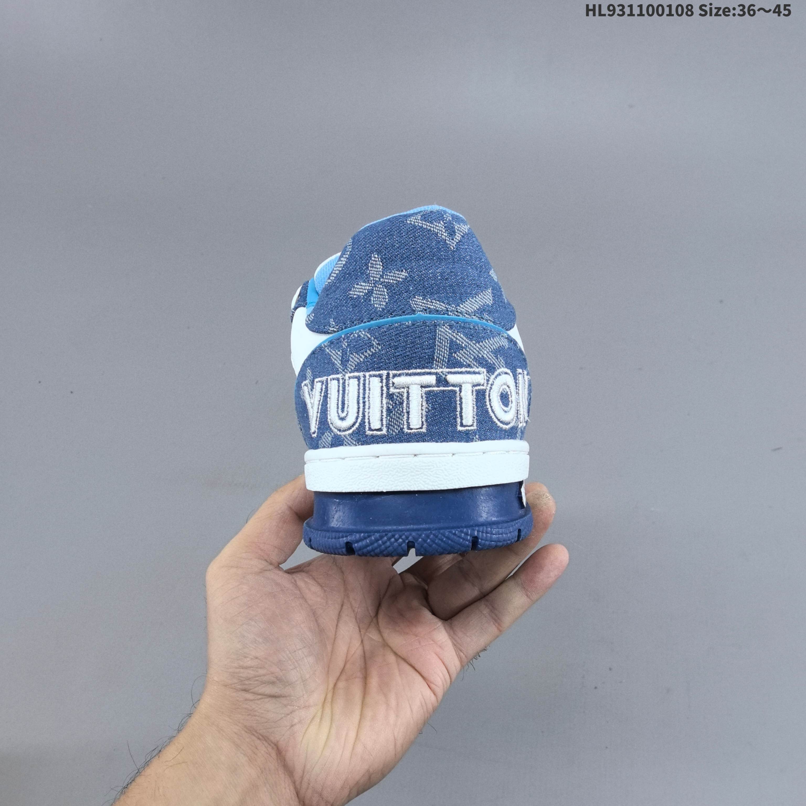 53$ LV Louis Vuitton Trainer Sneaker Low Size 36-45 729250 PM126 gallery