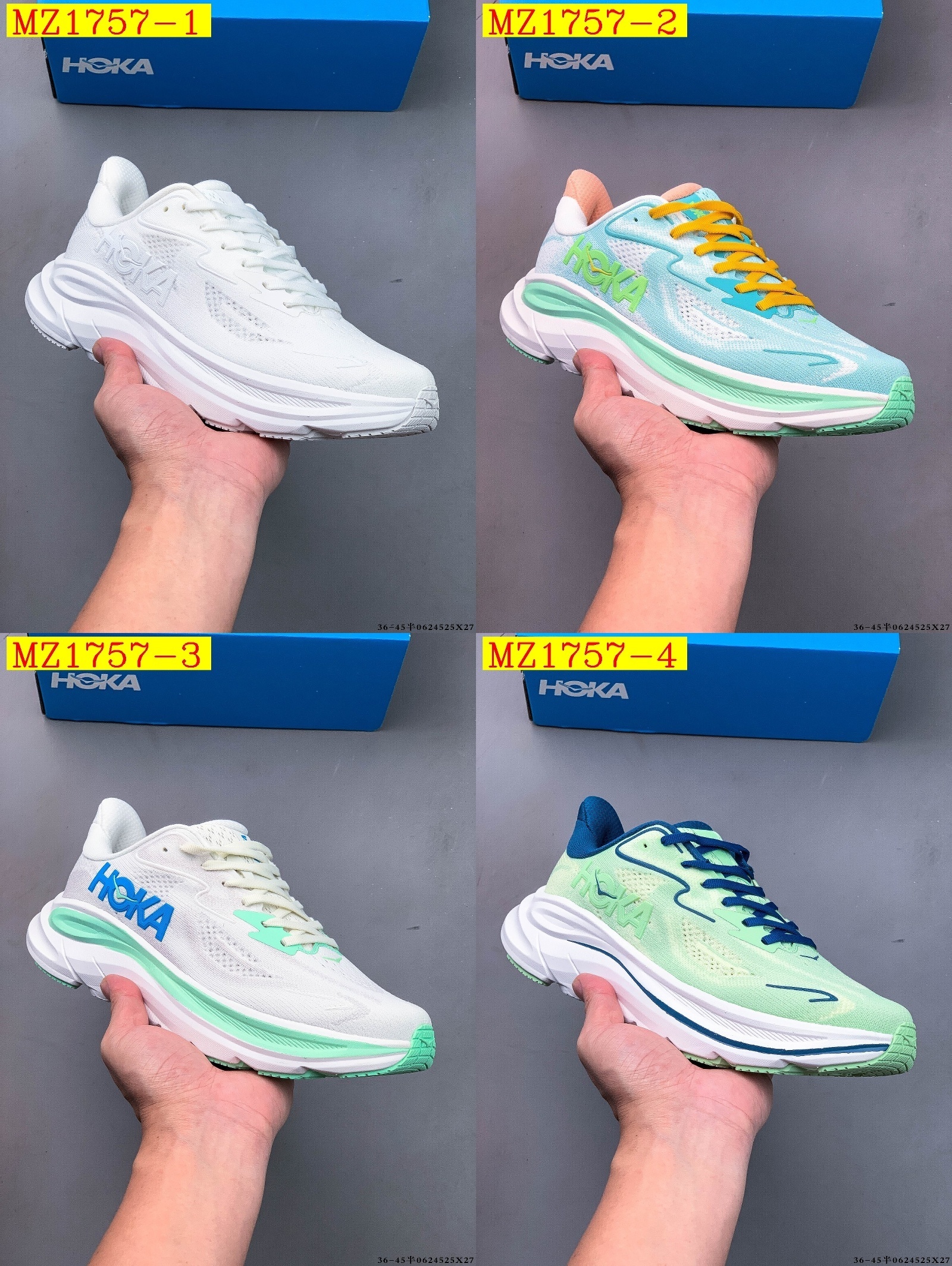 53$ Top Quality HOKA ONE ONE Clifton 10 size 36-45 420710 MZ1757 gallery