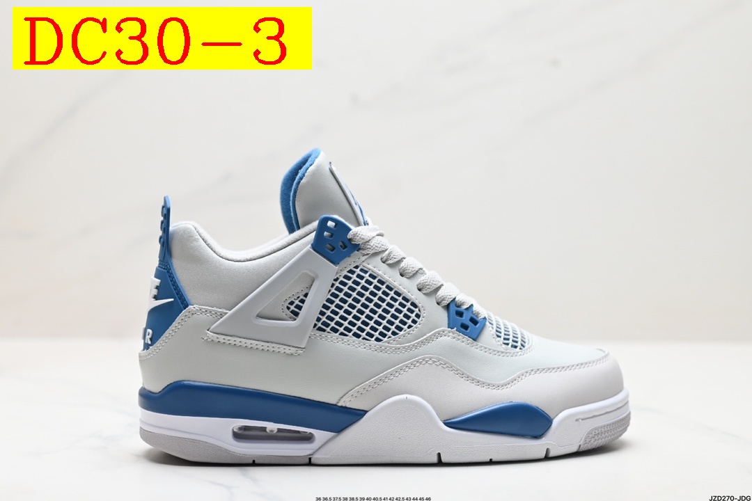 53$ dh Nike Air Jordan 4 Retro Half size 36-46 92645035638 DC30 gallery