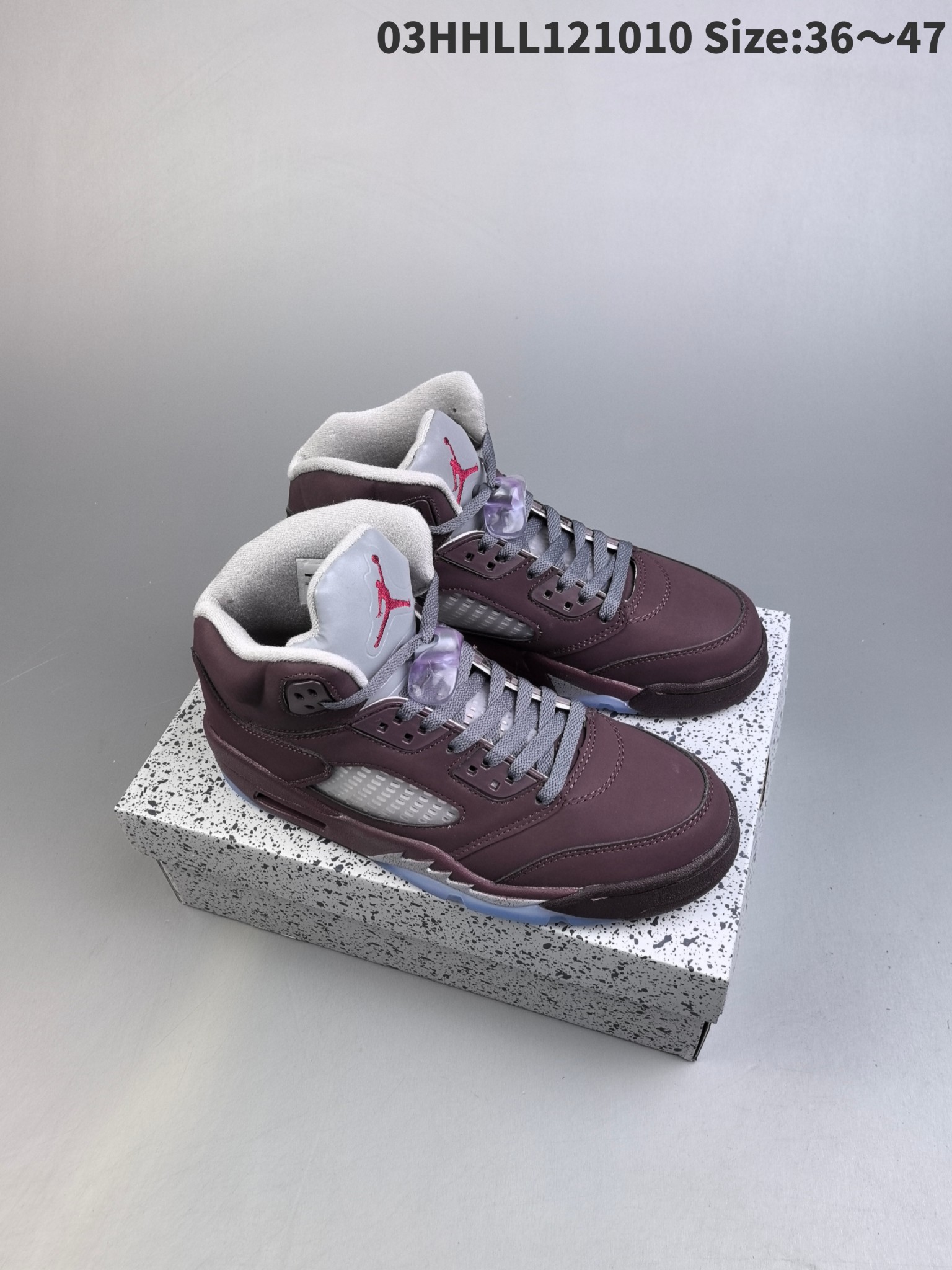 new_dh Air Jordan 5 Retro Burgundy size 36 46 32564035408 DP27 gallery