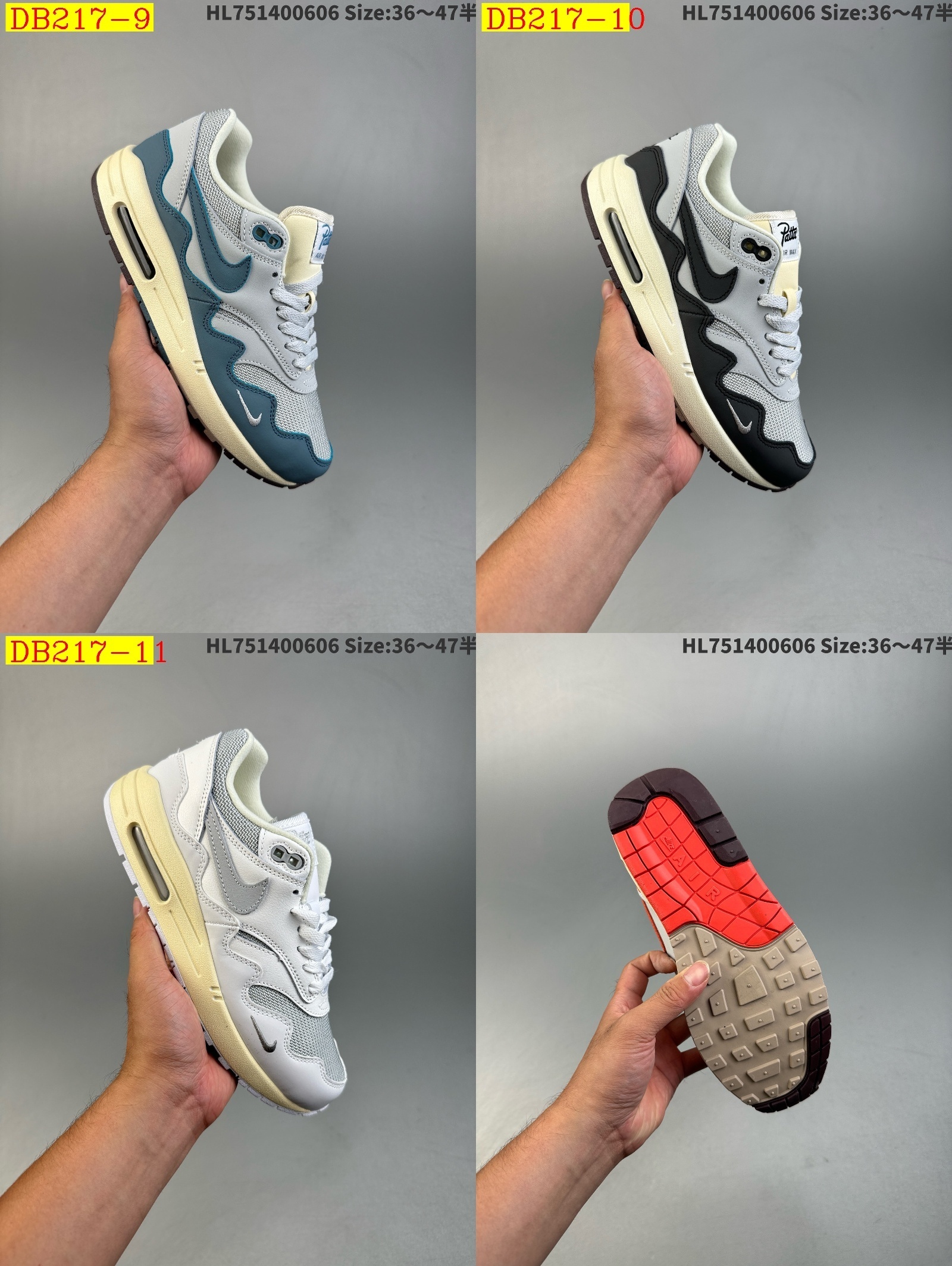 53$ new_dh Nike Air Max 1 size 36-46 52487035408 DB217 gallery