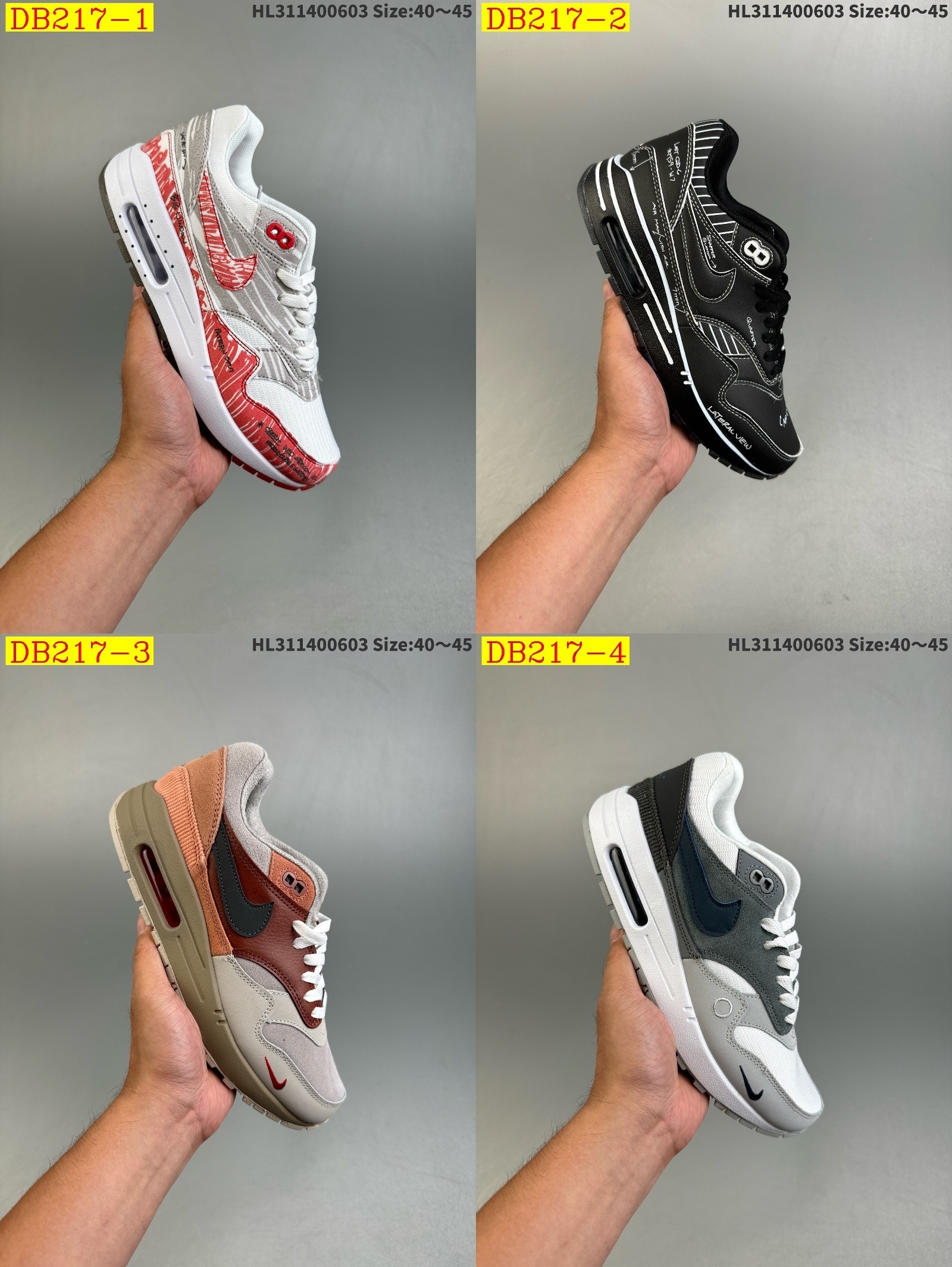 53$ new_dh Nike Air Max 1 size 36-46 52487035408 DB217 gallery