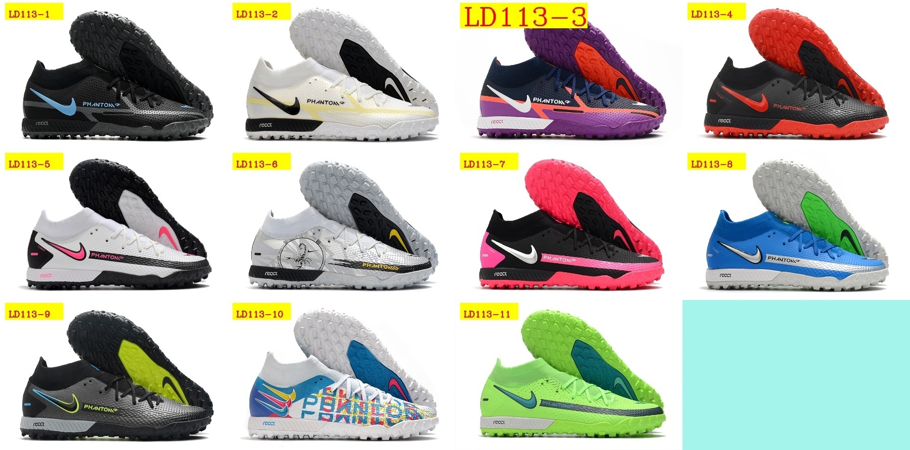 53$ new_dh Nike Phantom GT Pro TF 1 SIZE 39-45 82591435405 LD113 gallery