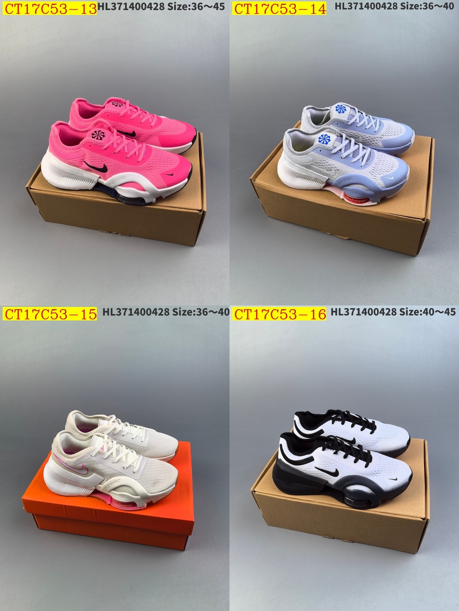 53$ new_dh Nike Womens Superrep 3Go SIZE 36-45 92584035406 CT17C53 gallery