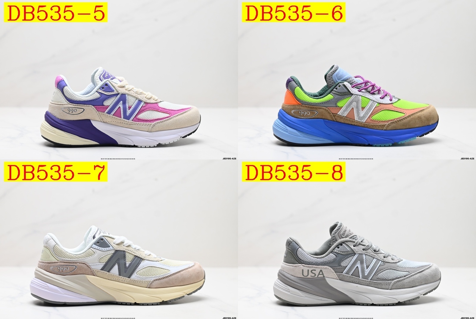 53$ new_dh Top Quality New Balance M990 size 36-45 92564035405 DB535 gallery