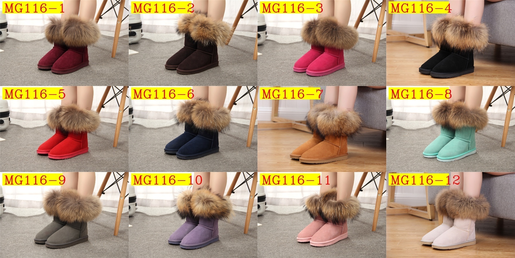 53$ new_dh UGG 5825 Artificial wool SIZE 34-43 92576035404 MG116 gallery