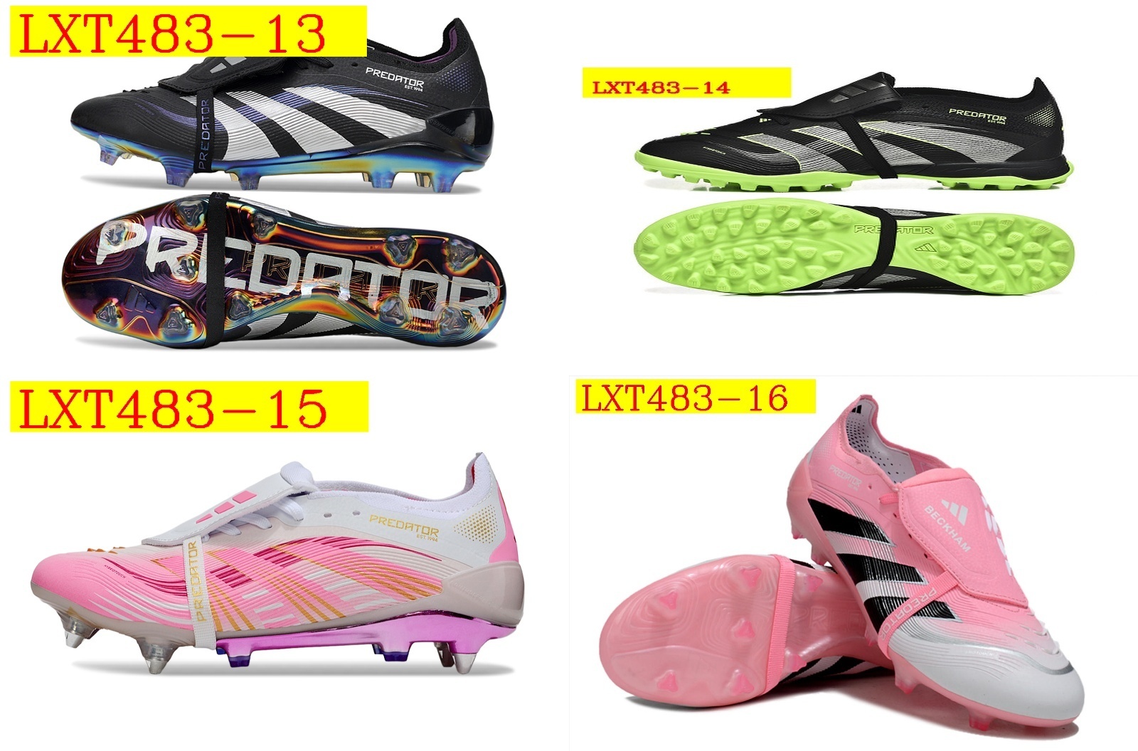 54$ Adidas FG 25 PREDATOR ACCURACY FG BOOTS Size 36-45 531670 LXT483 gallery