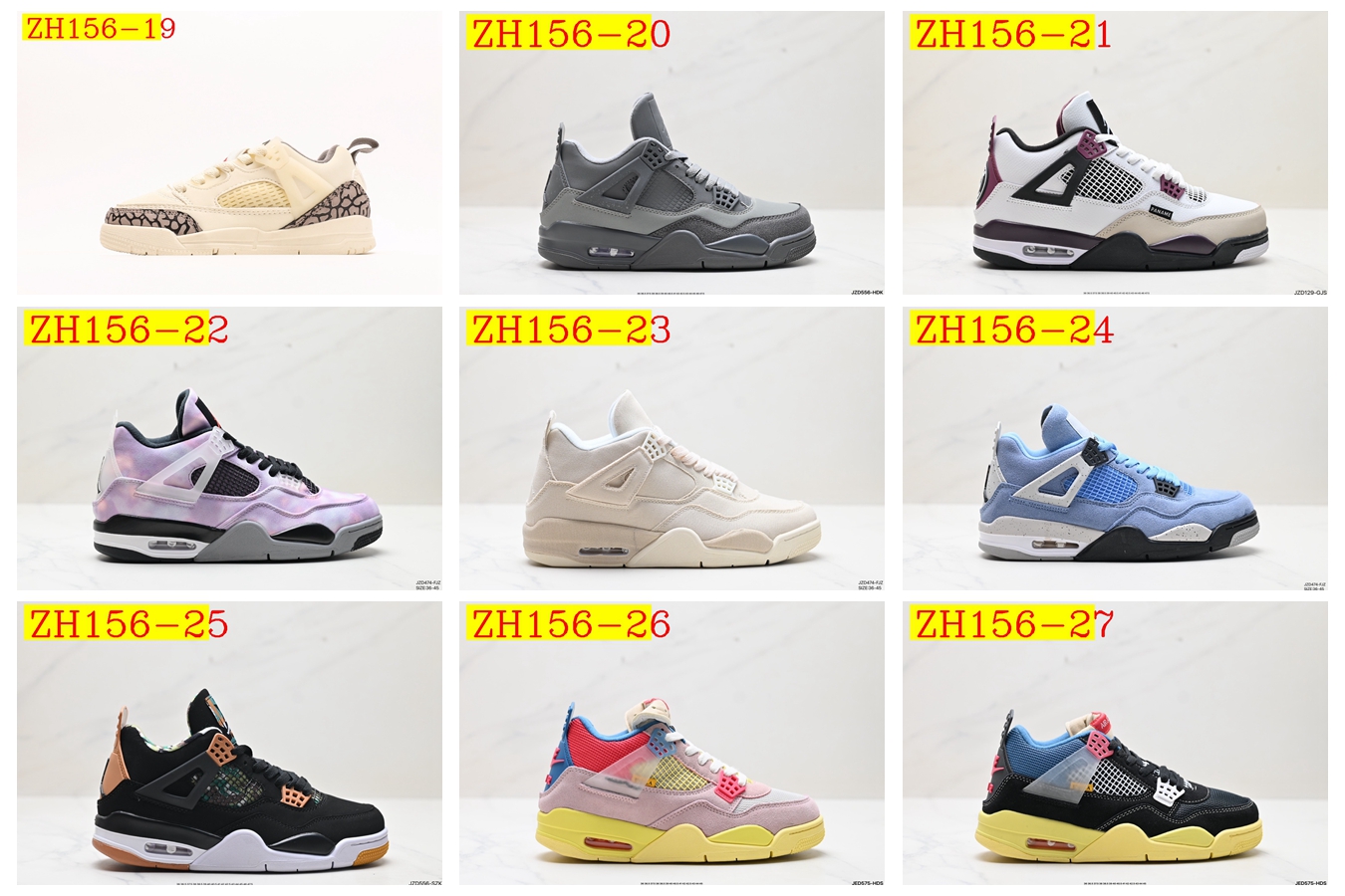 54$ Air Jordan 4 size 36-46 All Colors 2 325640 ZH156 gallery