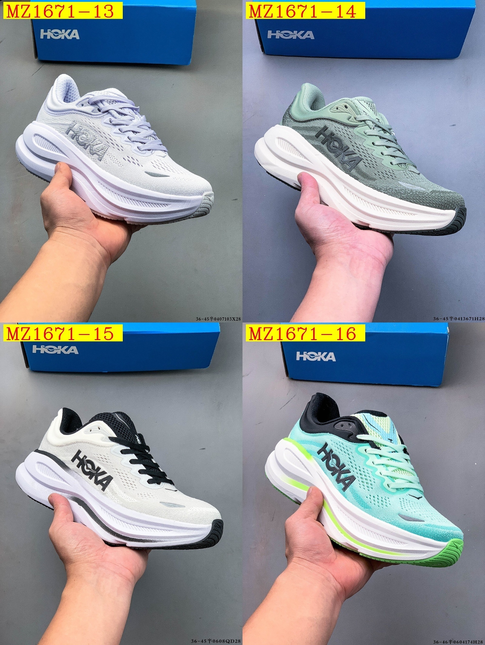 54$ HOKA ONE ONE Bondi 9 size 36-45 826890 MZ1671 gallery