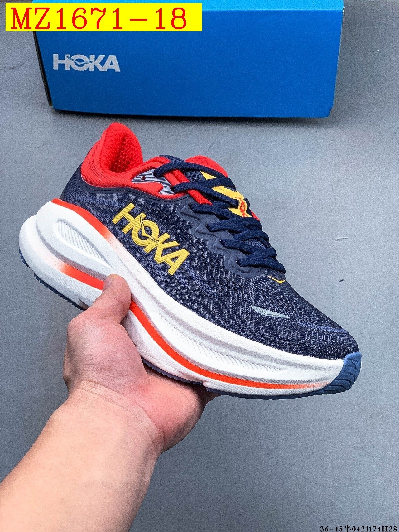 54$ HOKA ONE ONE Bondi 9 size 36-45 826890 MZ1671 gallery