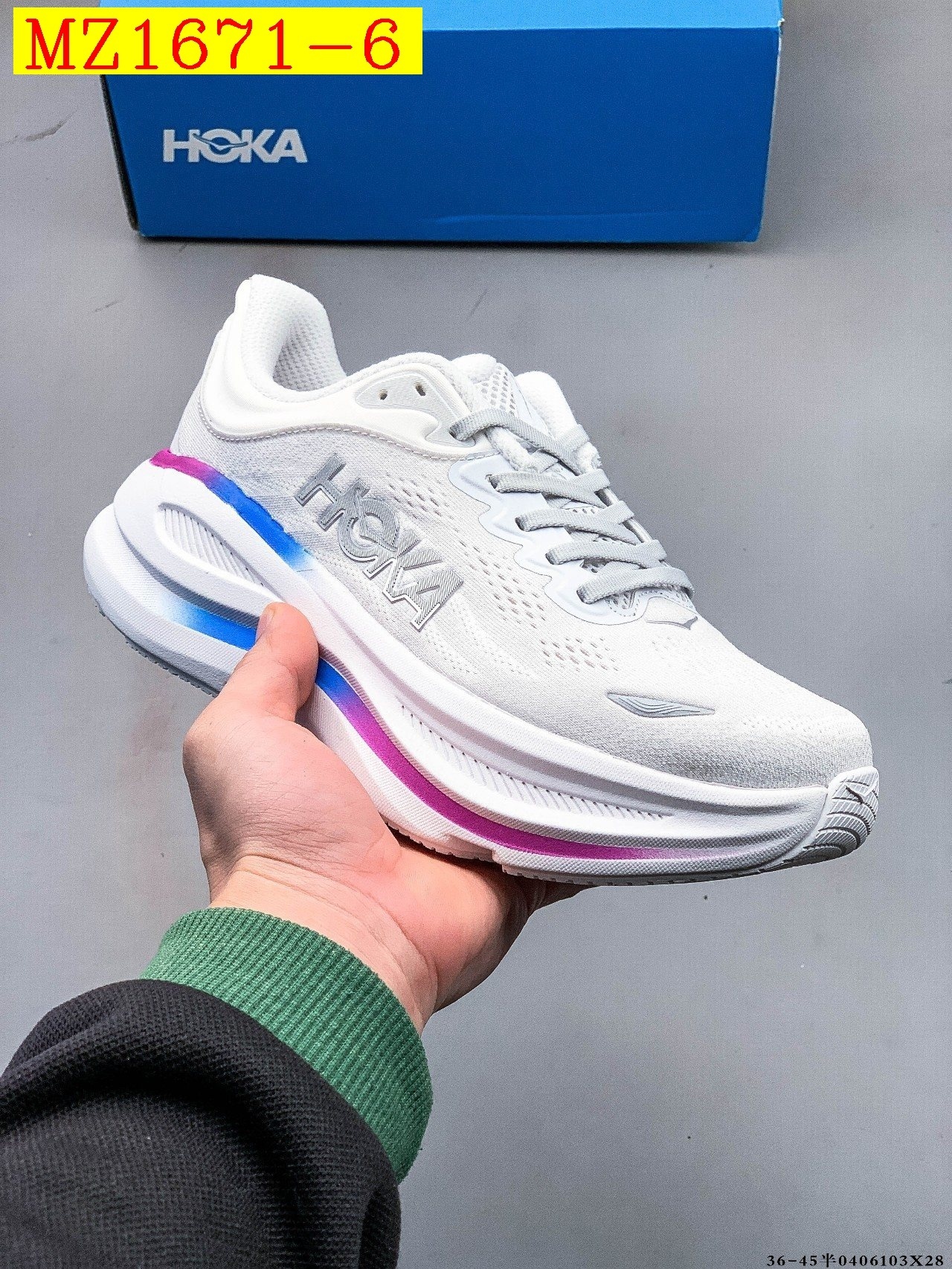 54$ HOKA ONE ONE Bondi 9 size 36-45 826890 MZ1671 gallery