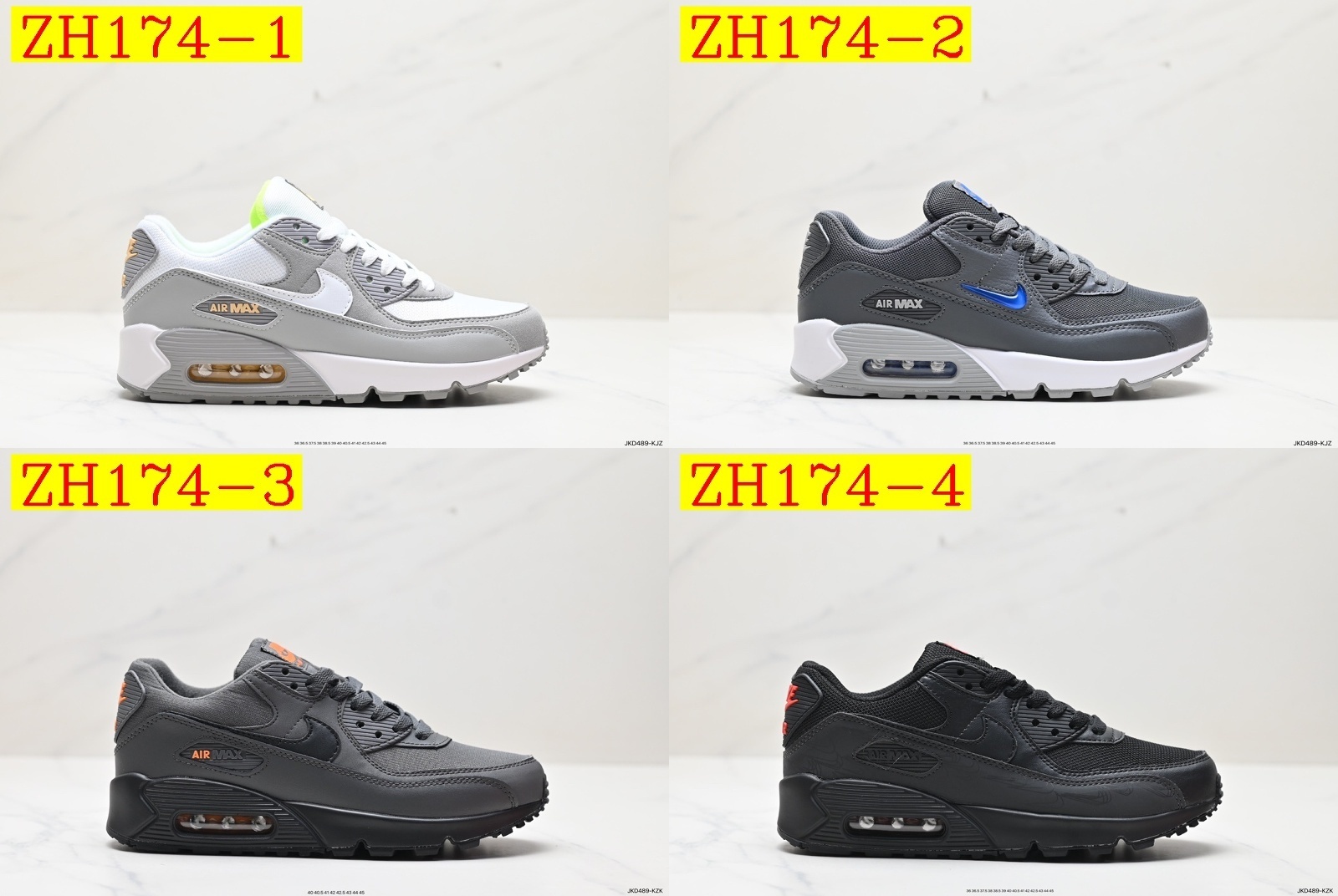 54$ Nike Air Max 90  size 36-45 All Colors 3 524810 ZH174 gallery