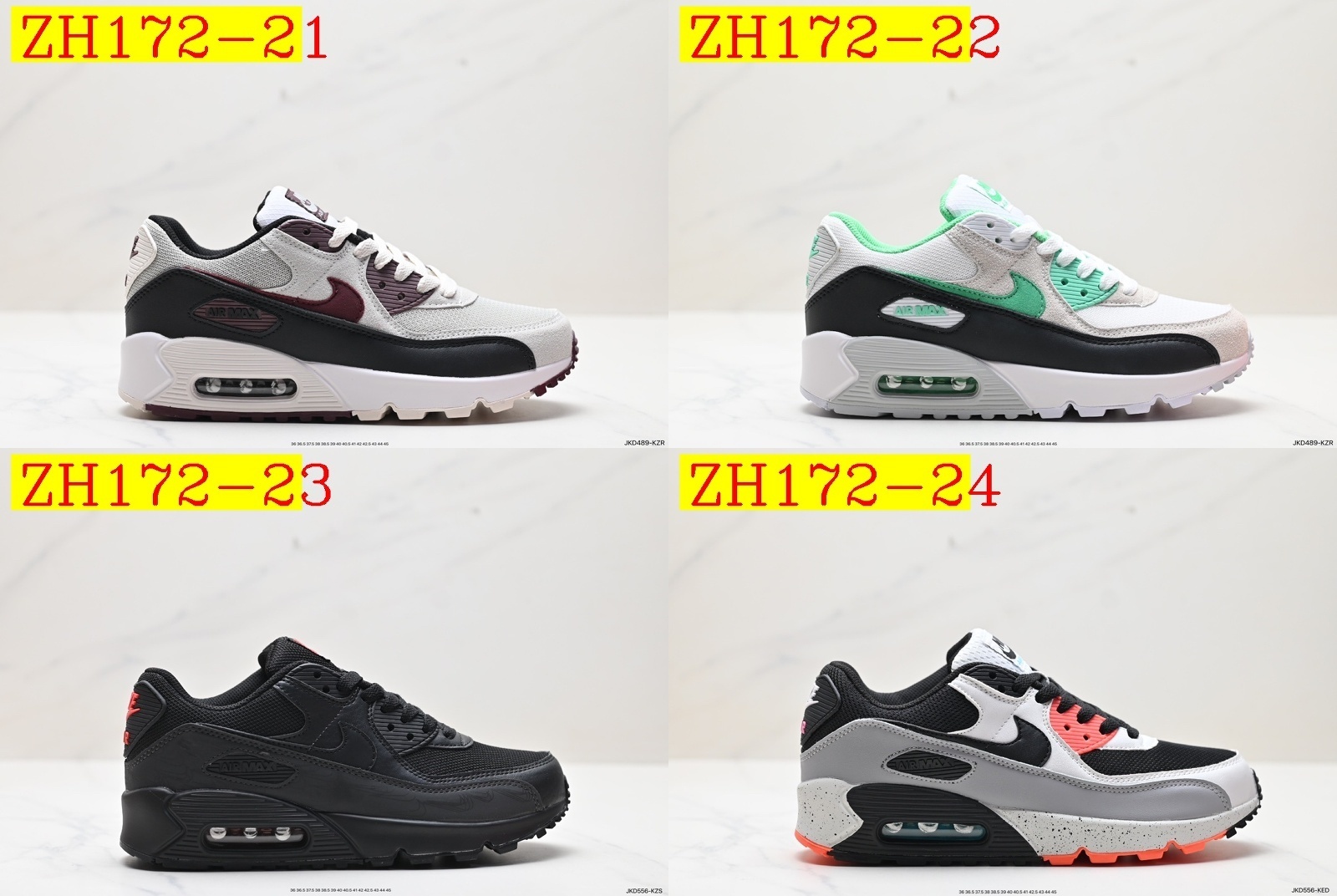 54$ Nike Air Max 90 size 36-45 All Colors 2 524810 ZH172 gallery