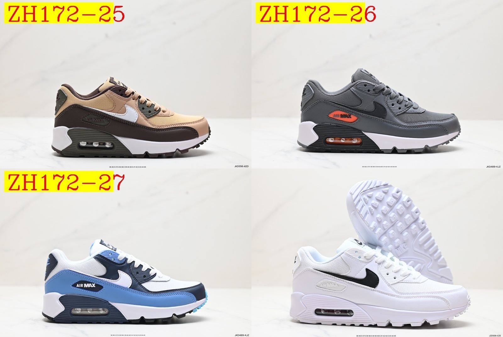 54$ Nike Air Max 90 size 36-45 All Colors 2 524810 ZH172 gallery