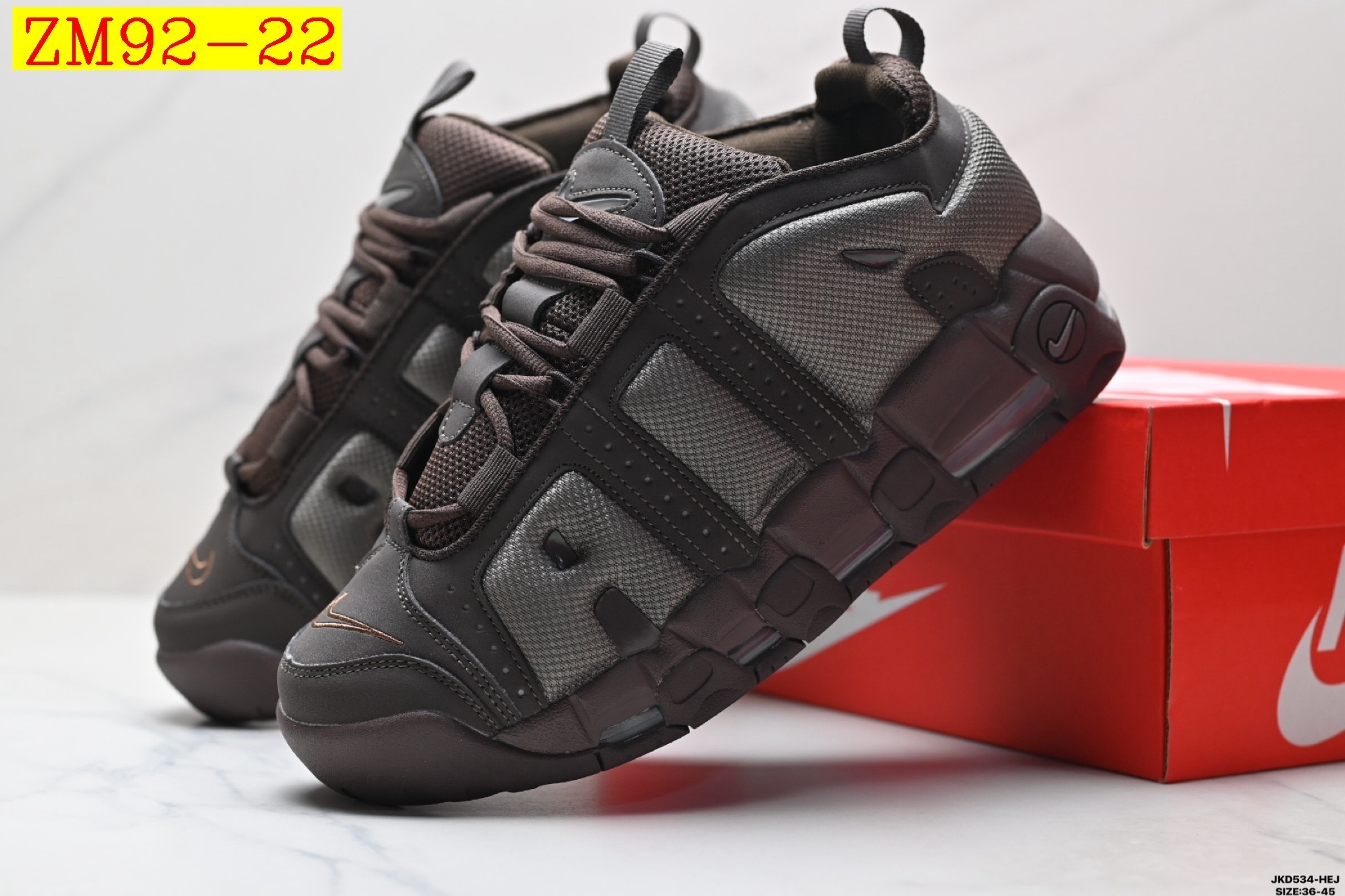 54$ Nike WMNS Air More Uptempo GS Barely Green 123450 ZM92 gallery