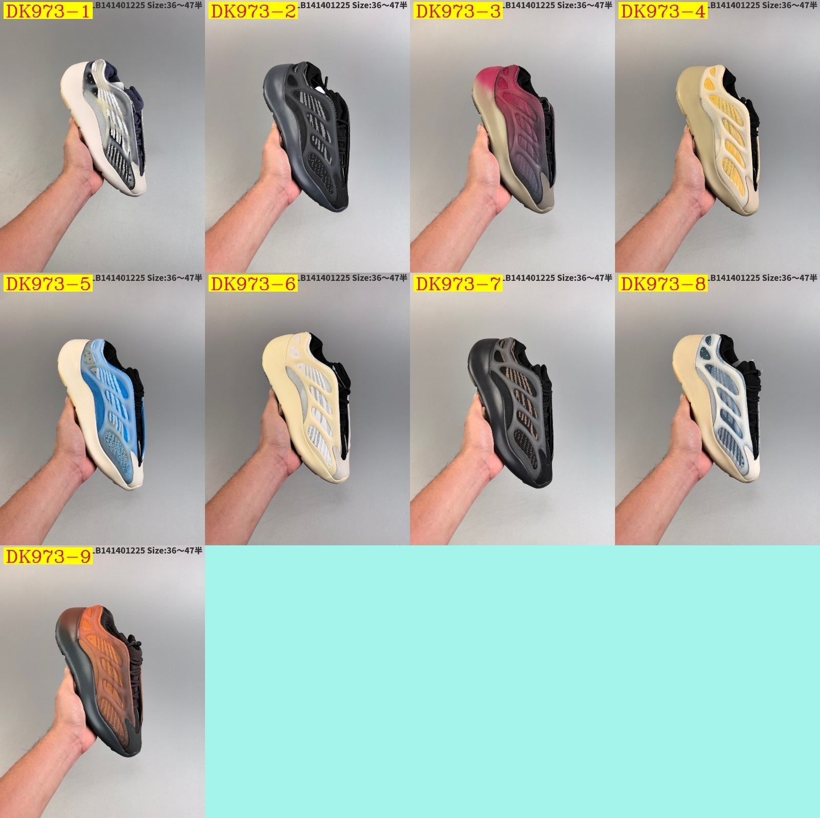 54$ dh Adidas Yeezy 700 V3 Half size 36-46 62385035748 DK973_20251110_032921 gallery