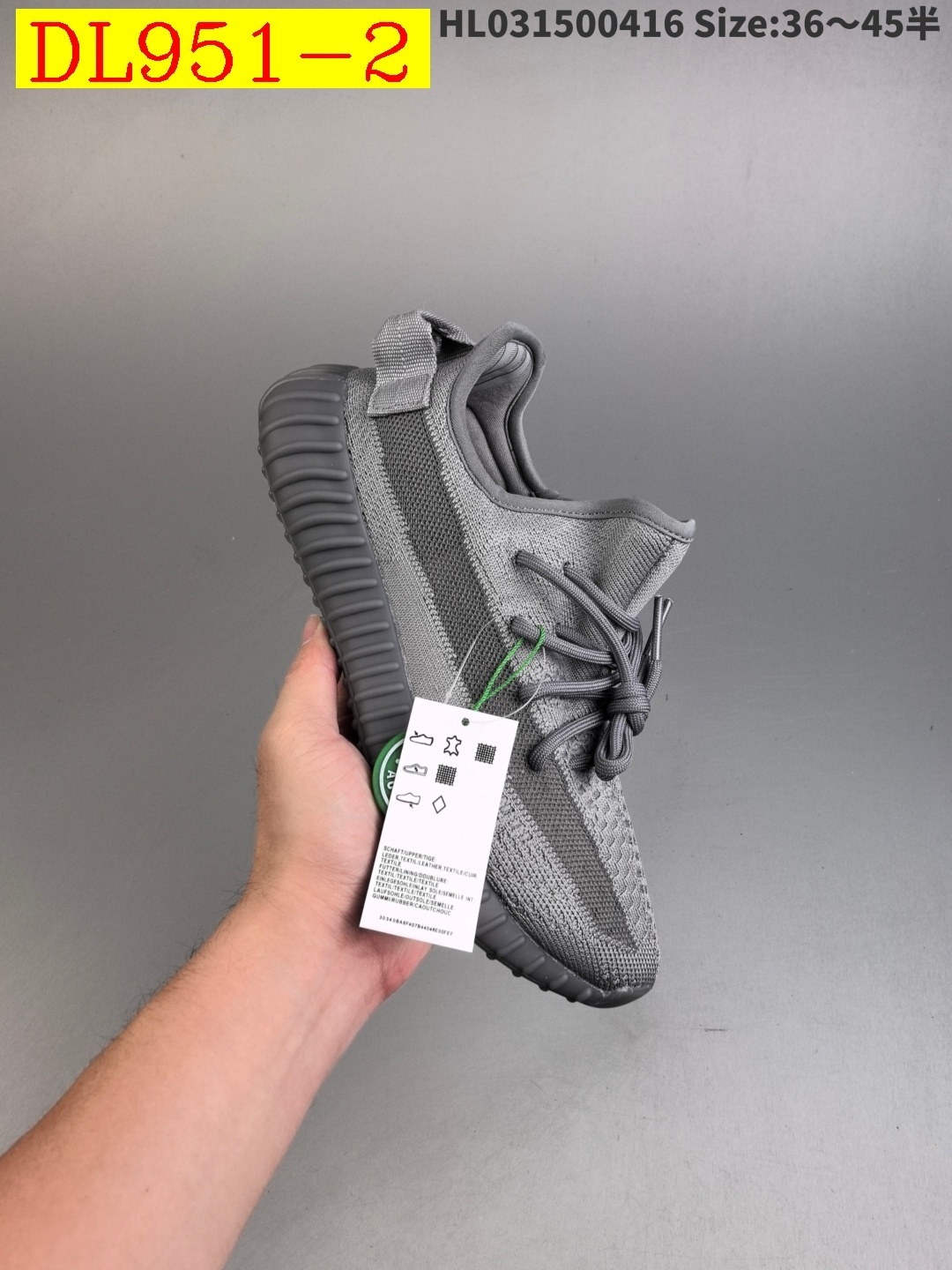 54$ dh Top Quality Adidas Yeezy Boost 350V2 half size 36-45 53206035840 DL951 gallery