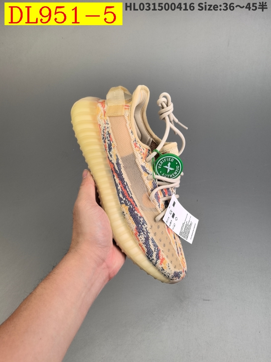 54$ dh Top Quality Adidas Yeezy Boost 350V2 half size 36-45 53206035840 DL951 gallery