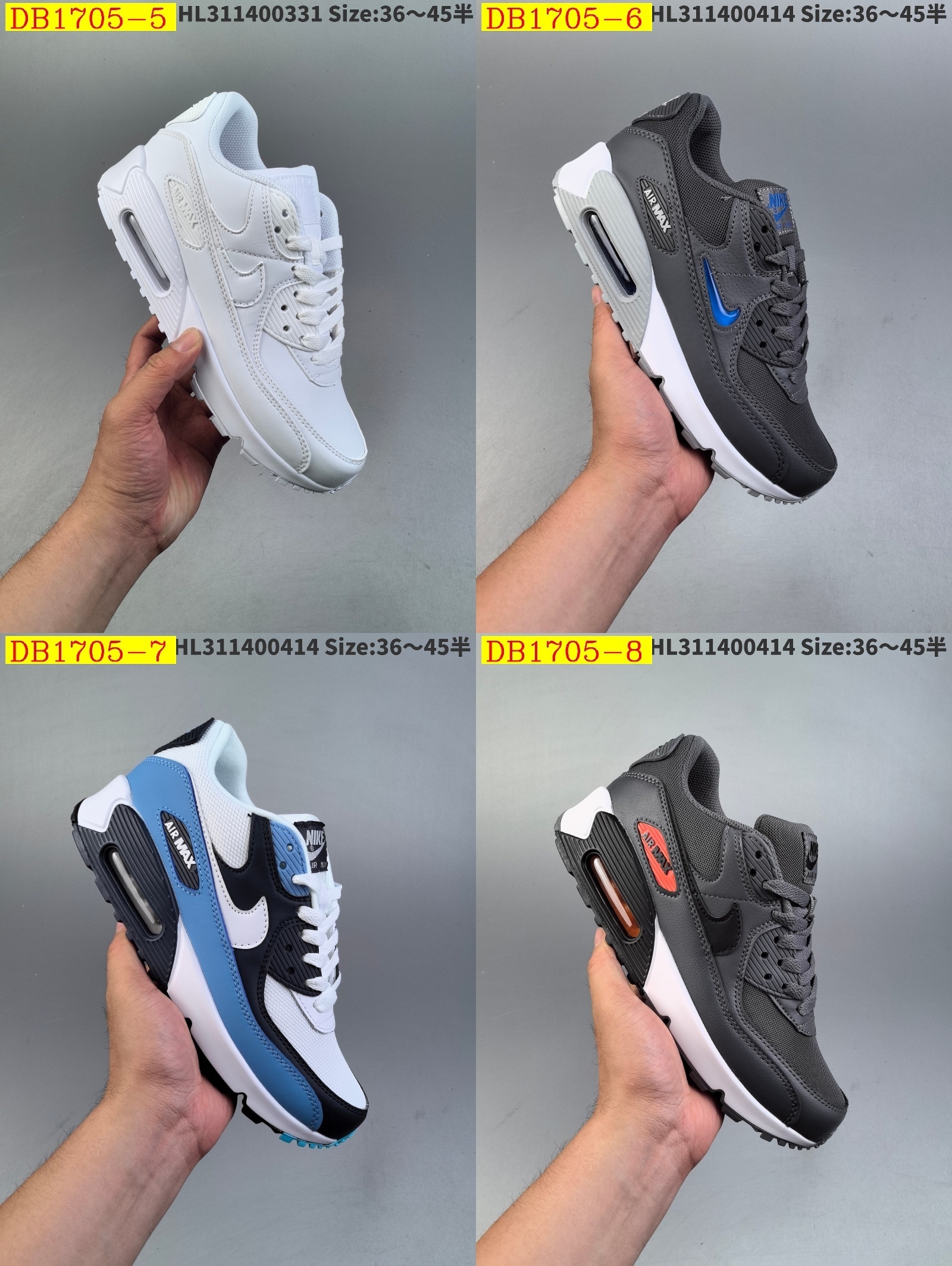 54$ new_dh Nike Air Max 90 SIZE 36-45 92584035511 DB1705 gallery