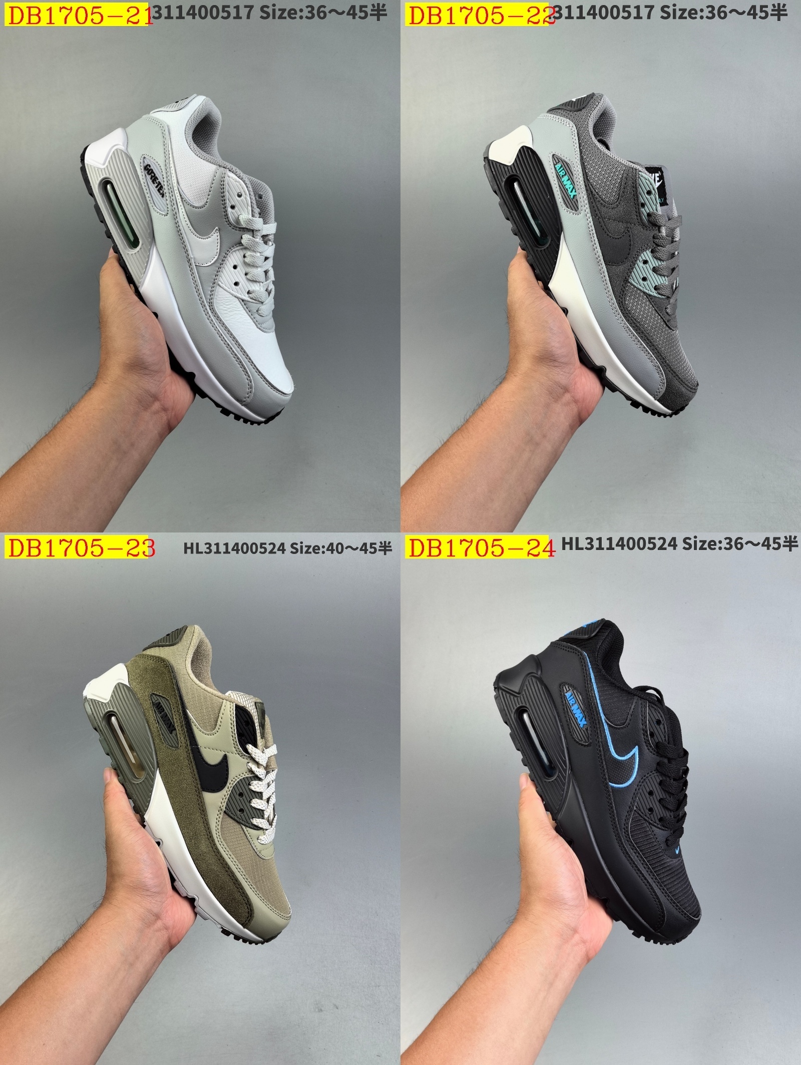 54$ new_dh Nike Air Max 90 SIZE 36-45 92584035511 DB1705 gallery