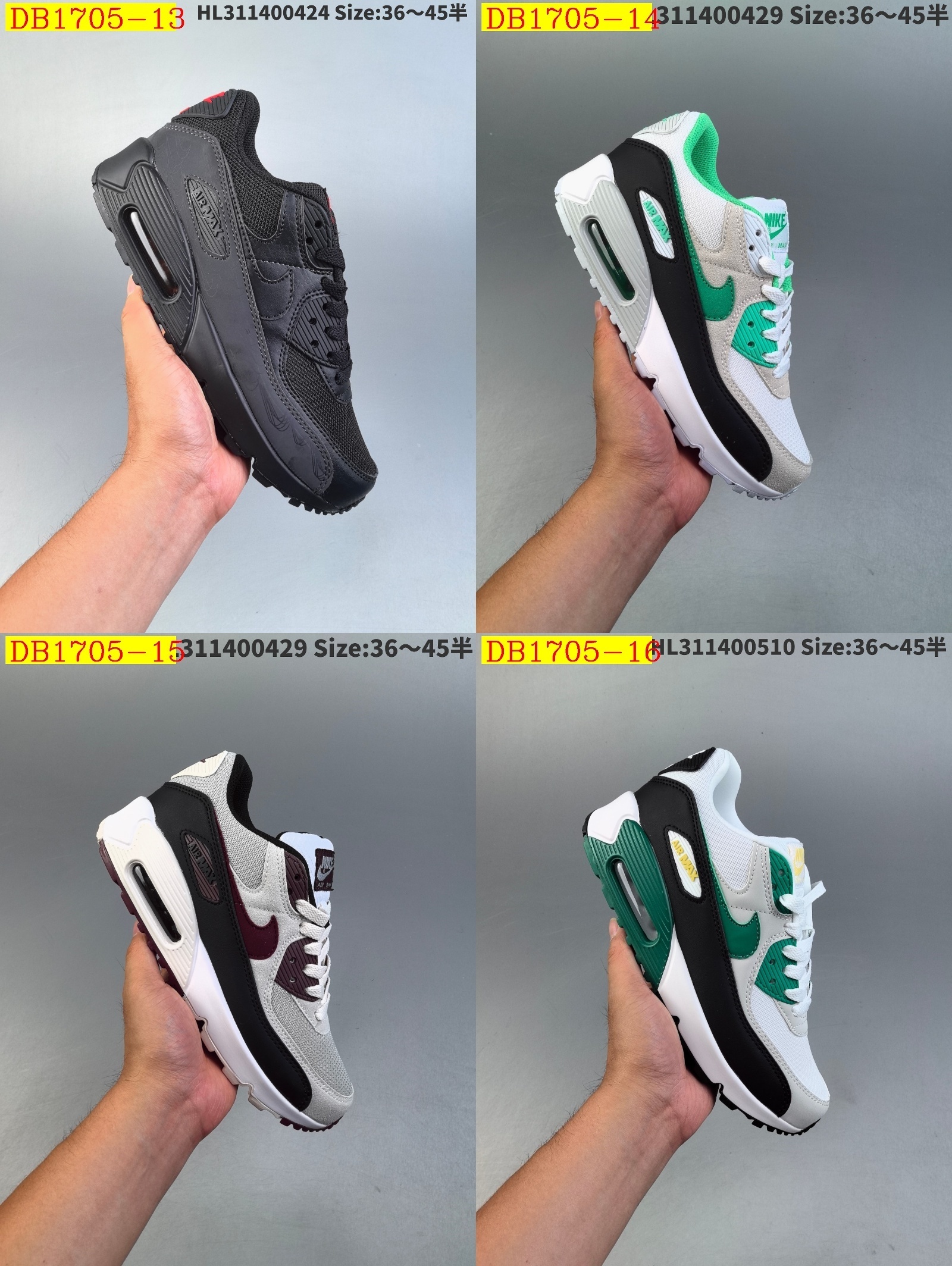 54$ new_dh Nike Air Max 90 SIZE 36-45 92584035511 DB1705 gallery