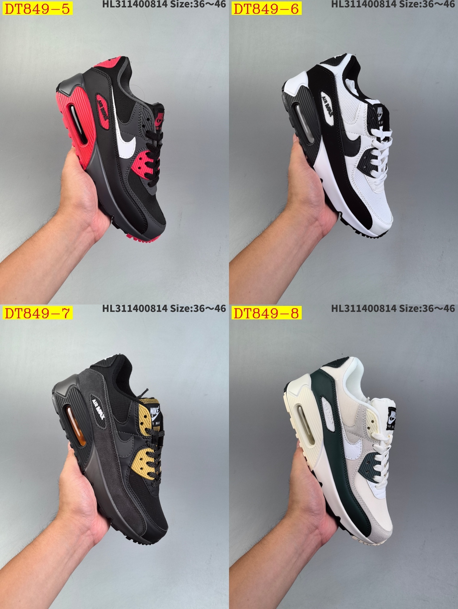 54$ new_dh Nike Air Max 90 size 36-46 52481035511 DT849 gallery