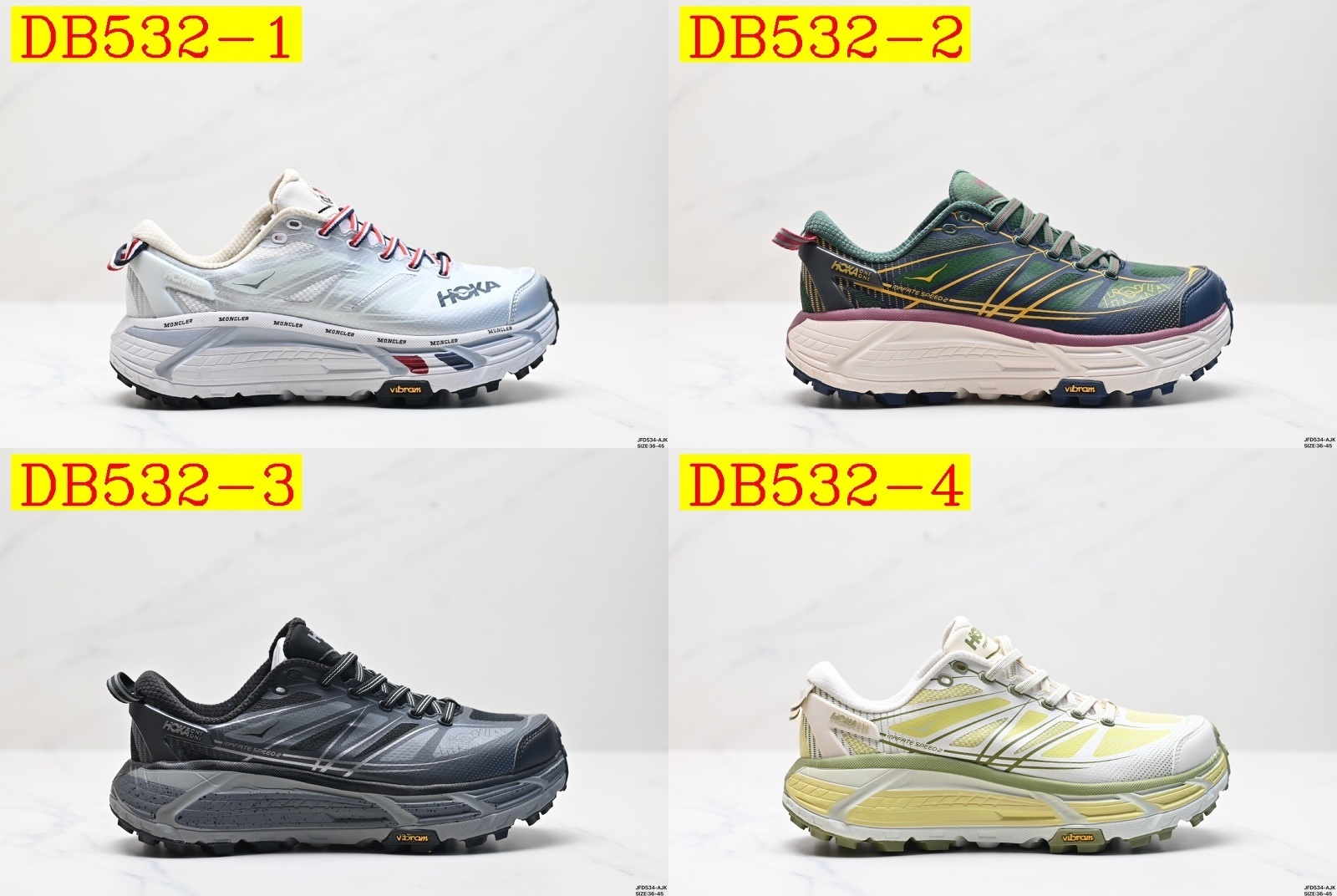54$ new_dh Top Quality HOKA MAFATE SPEED THREE 2 size 36-45 73405035514 DB532 gallery