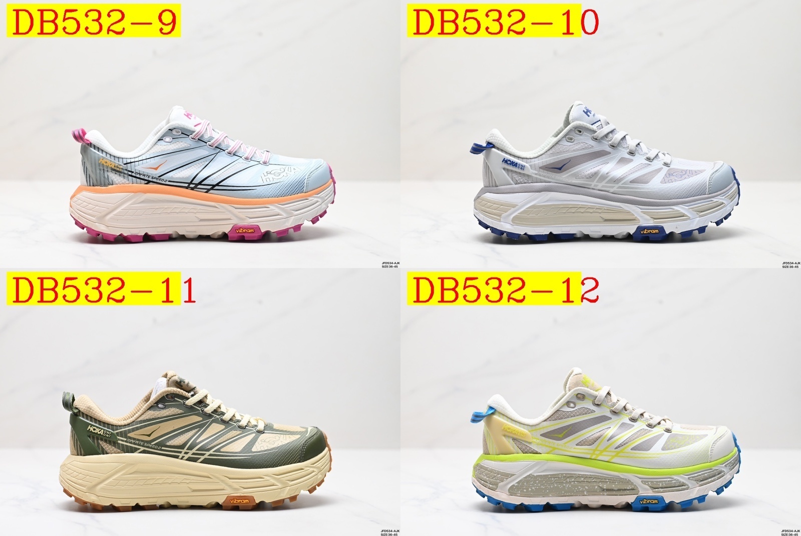 54$ new_dh Top Quality HOKA MAFATE SPEED THREE 2 size 36-45 73405035514 DB532 gallery