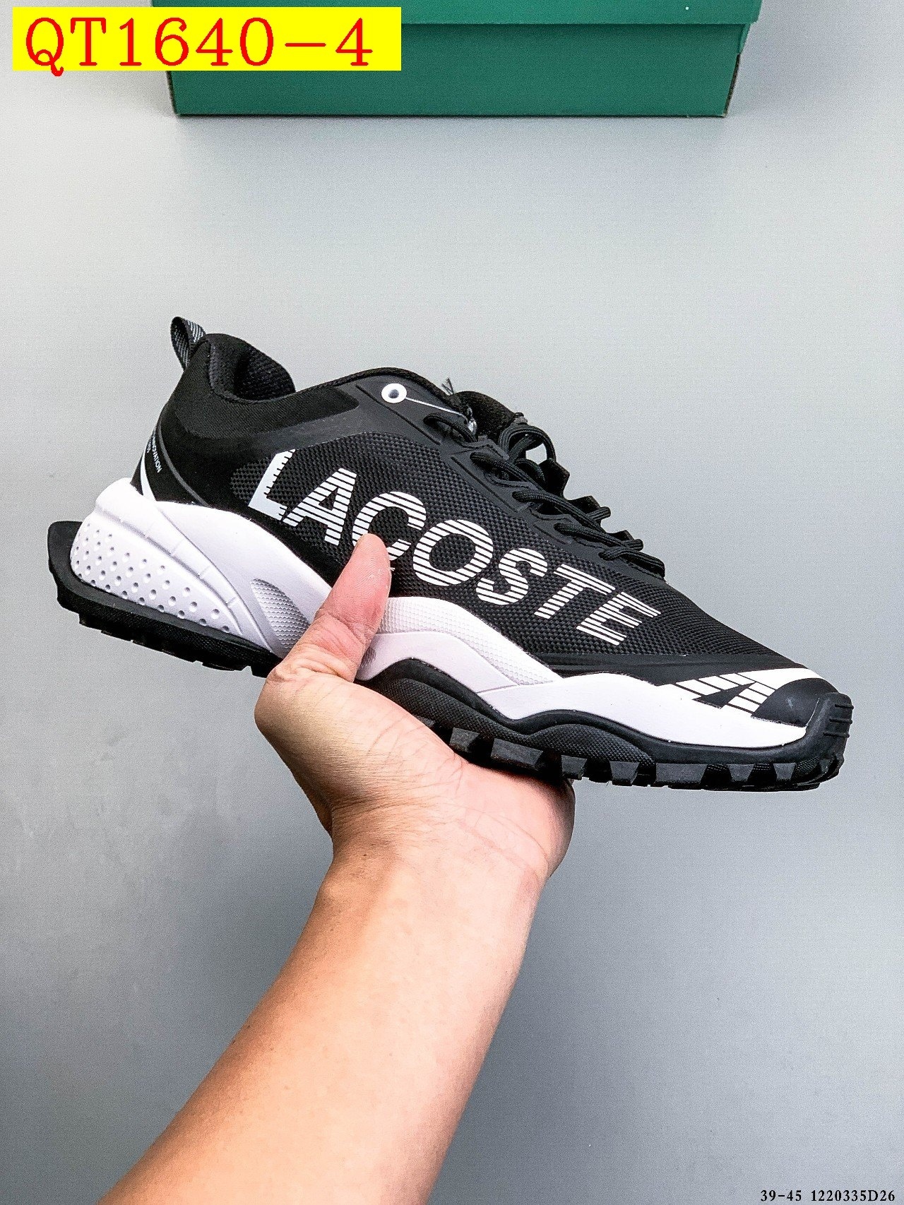 55$ LACOSTE LGUARD BRKR Size 39-45 428680 QT1640 gallery