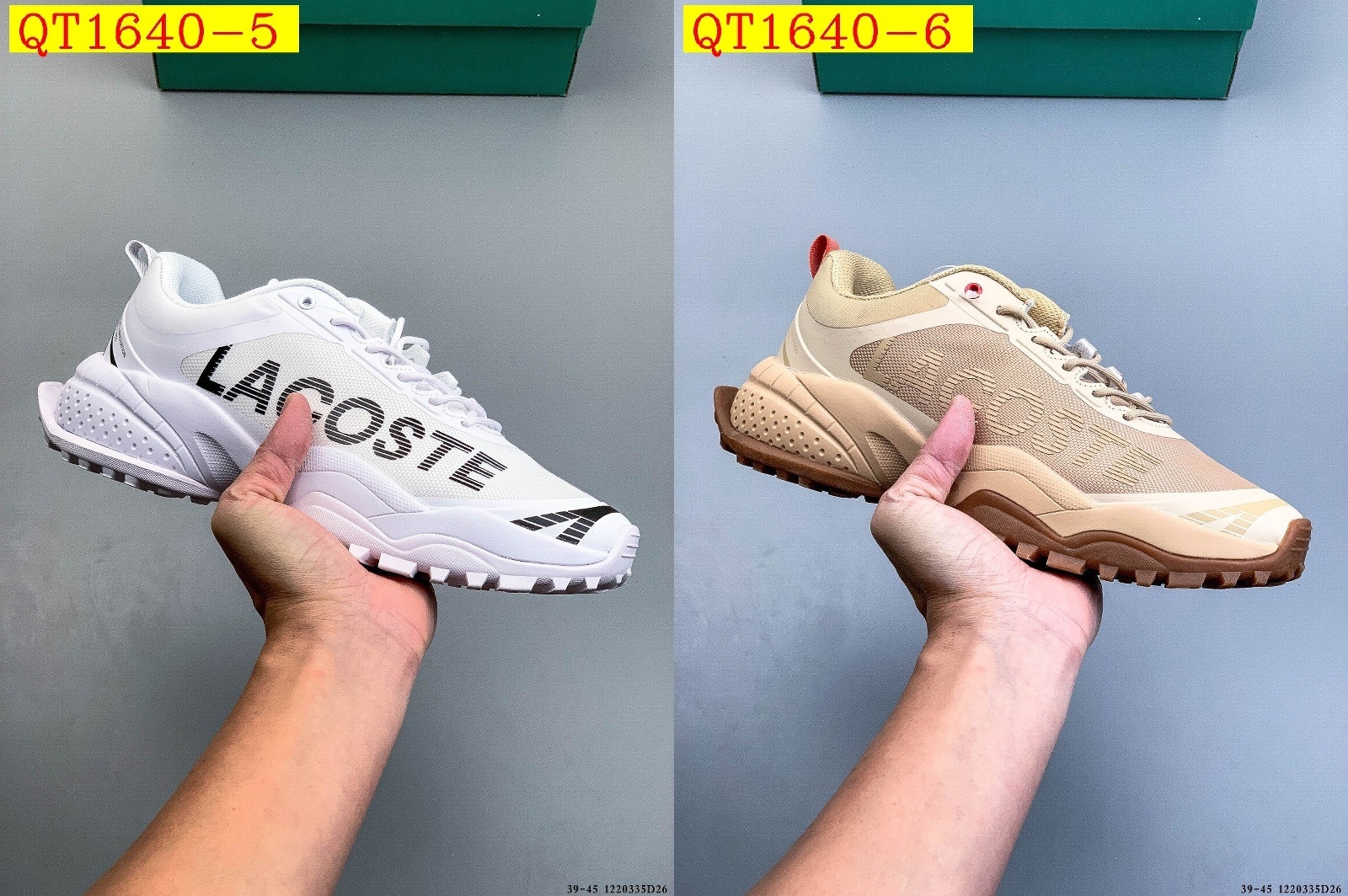 55$ LACOSTE LGUARD BRKR Size 39-45 428680 QT1640 gallery