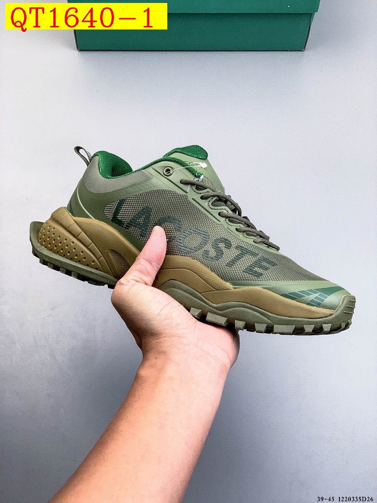 55$ LACOSTE LGUARD BRKR Size 39-45 428680 QT1640 gallery