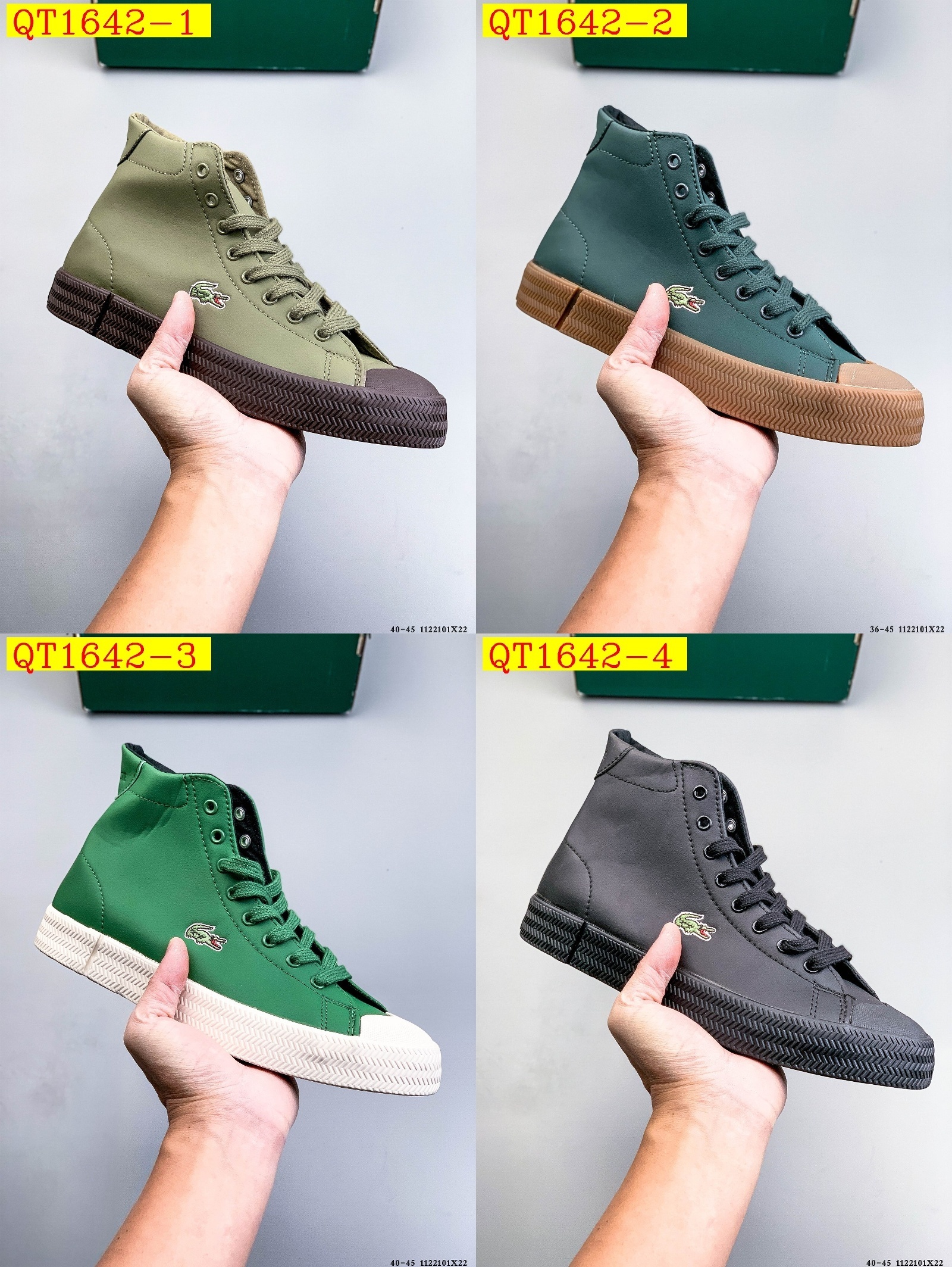 55$ LACOSTE Shoes Size 36-45 427250 QT1642 gallery