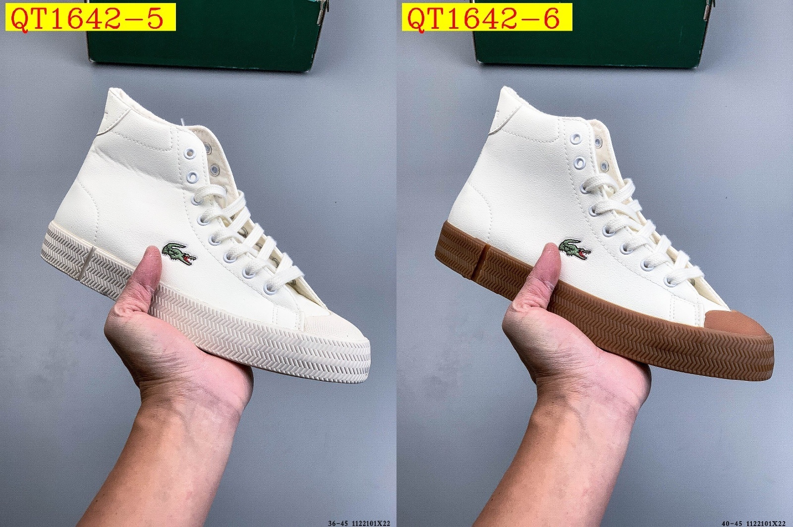 55$ LACOSTE Shoes Size 36-45 427250 QT1642 gallery