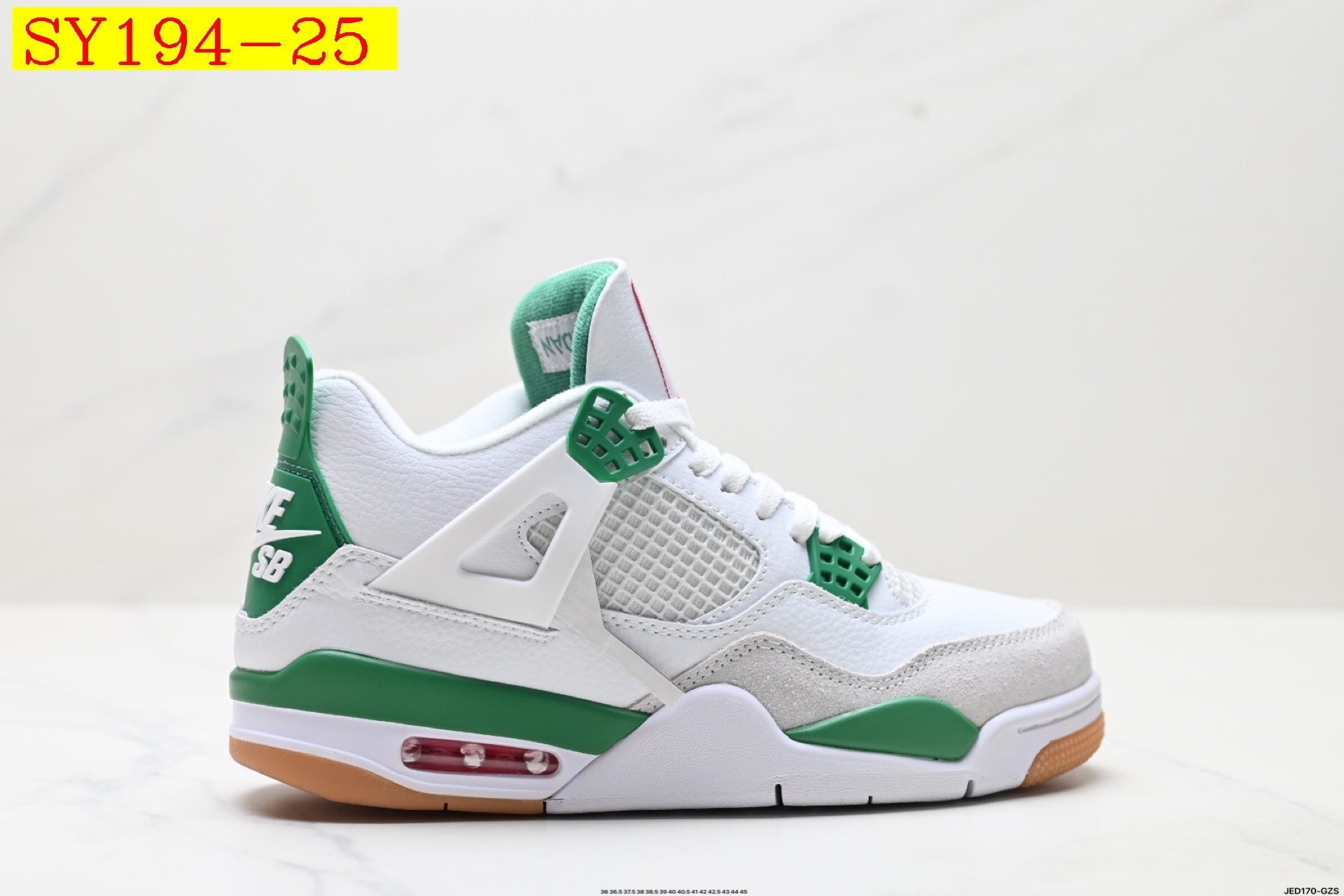 55$ Nike Air Jordan 4 Retro Size 36-46 half 327640 SY194 gallery