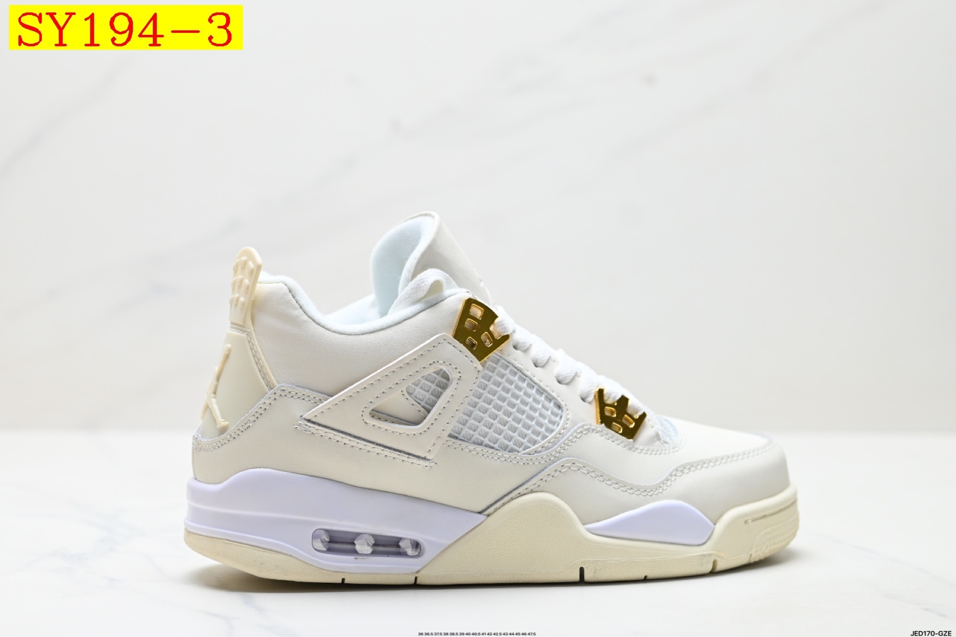 55$ Nike Air Jordan 4 Retro Size 36-46 half 327640 SY194 gallery