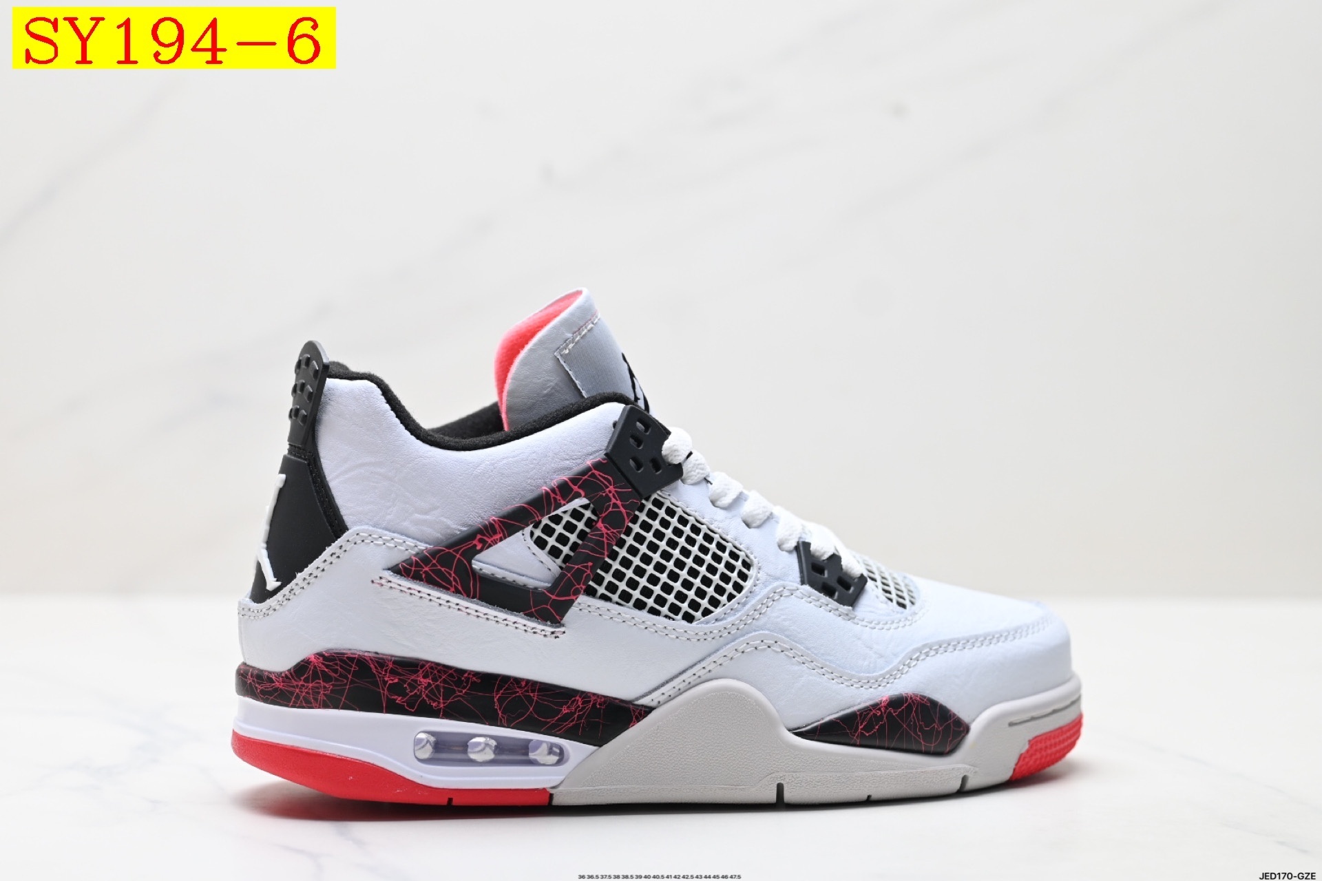 55$ Nike Air Jordan 4 Retro Size 36-46 half 327640 SY194 gallery