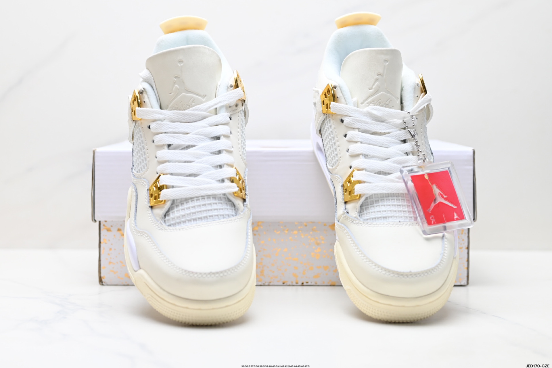 55$ Nike Air Jordan 4 Retro Size 36-46 half 327640 SY194 gallery