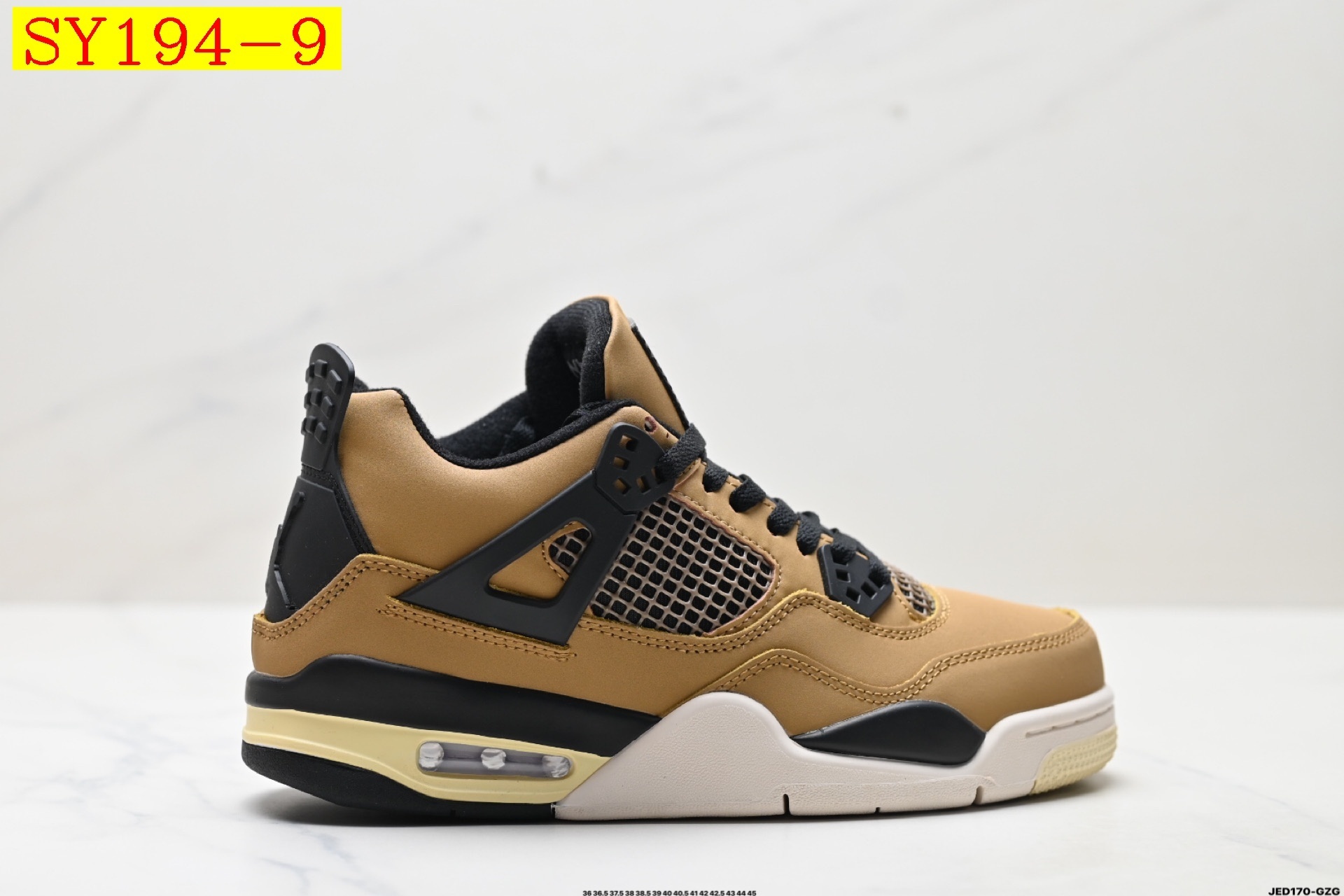 55$ Nike Air Jordan 4 Retro Size 36-46 half 327640 SY194 gallery