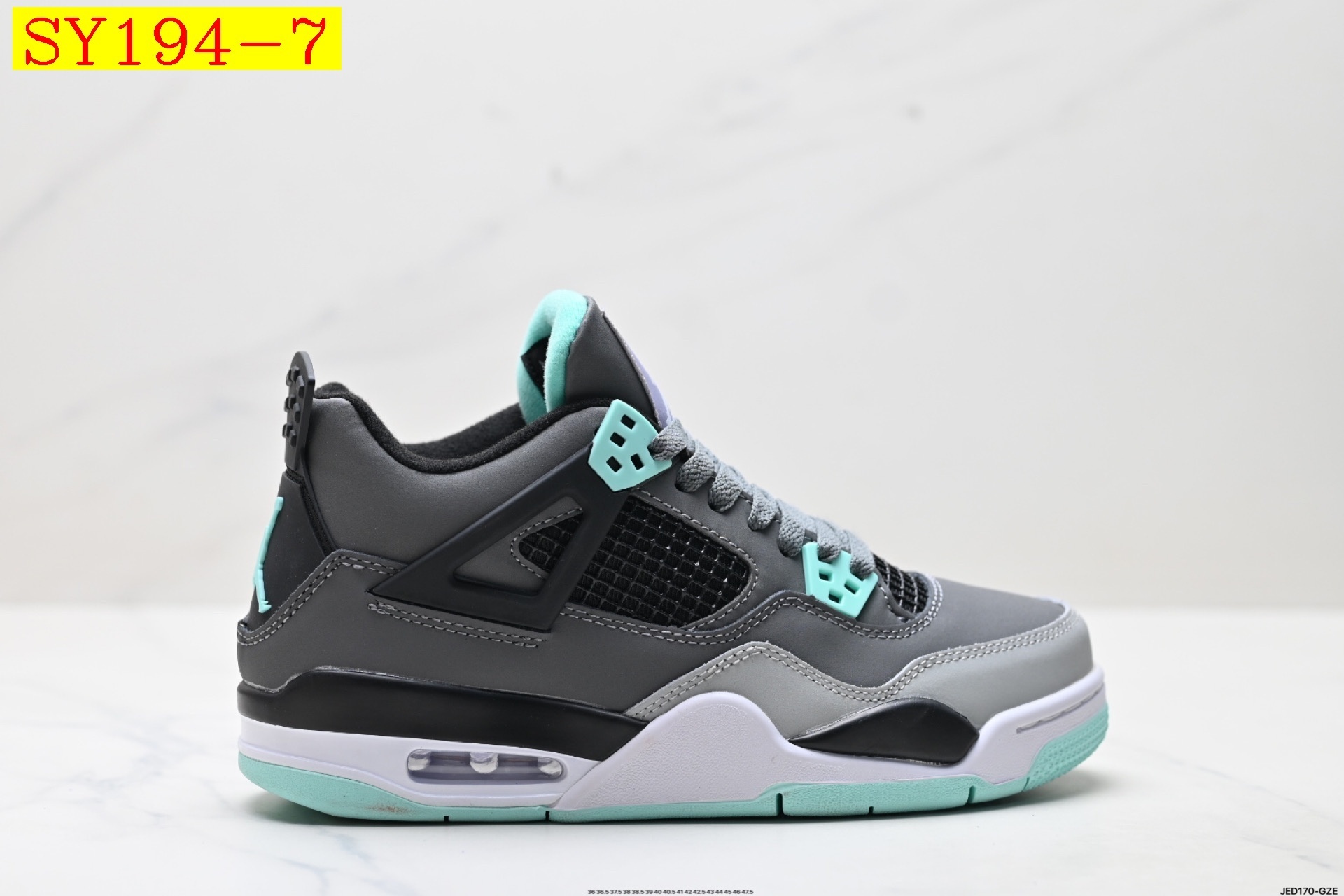 55$ Nike Air Jordan 4 Retro Size 36-46 half 327640 SY194 gallery