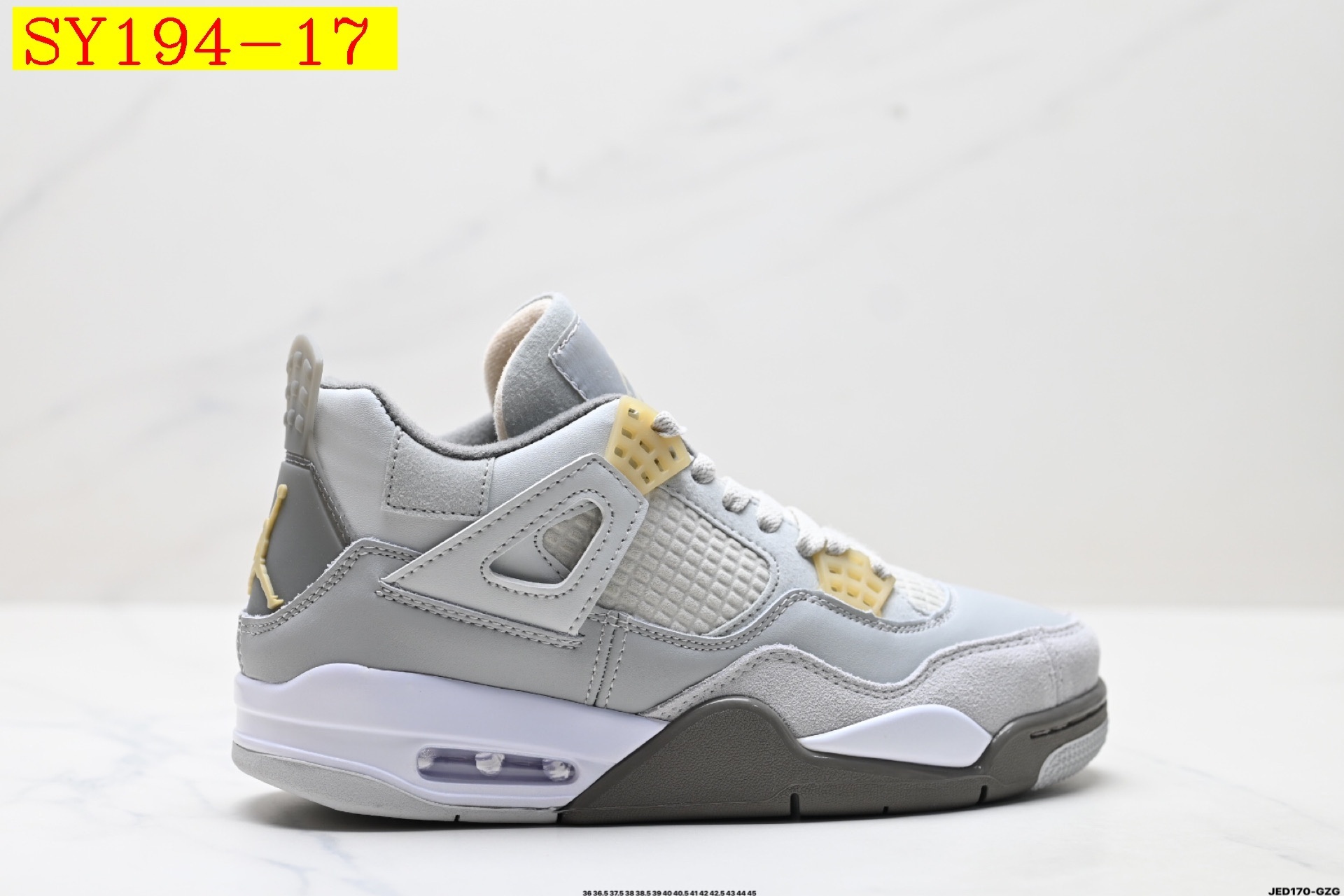 55$ Nike Air Jordan 4 Retro Size 36-46 half 327640 SY194 gallery