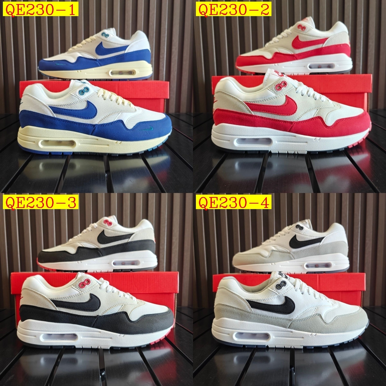 55$ Nike Air Max 1 Size 36-45 123890 QE230 gallery