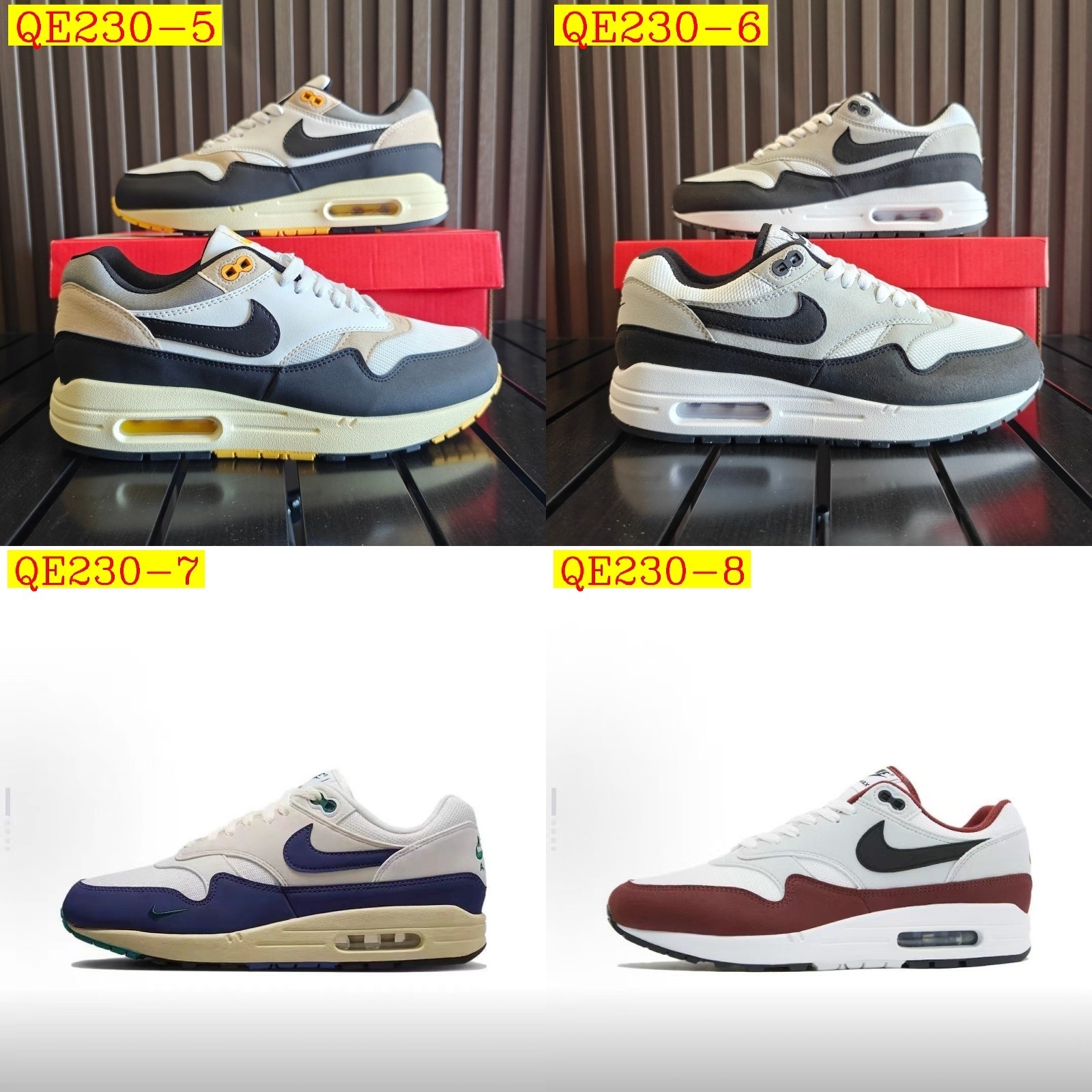 55$ Nike Air Max 1 Size 36-45 123890 QE230 gallery