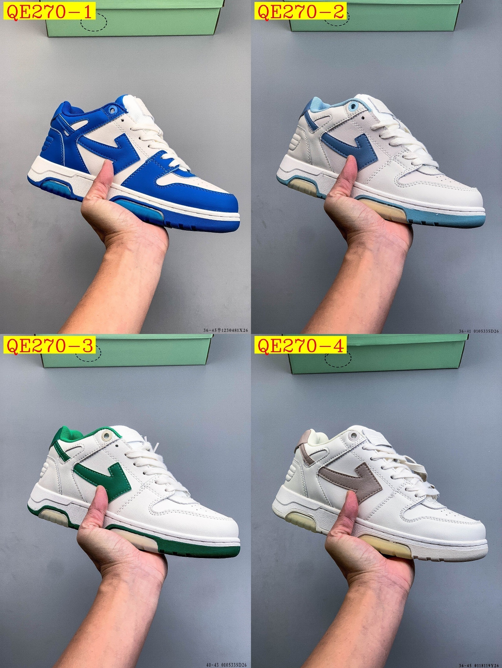 55$ OFF WHITE Out Of Office size 36-45 826640 QE270 gallery