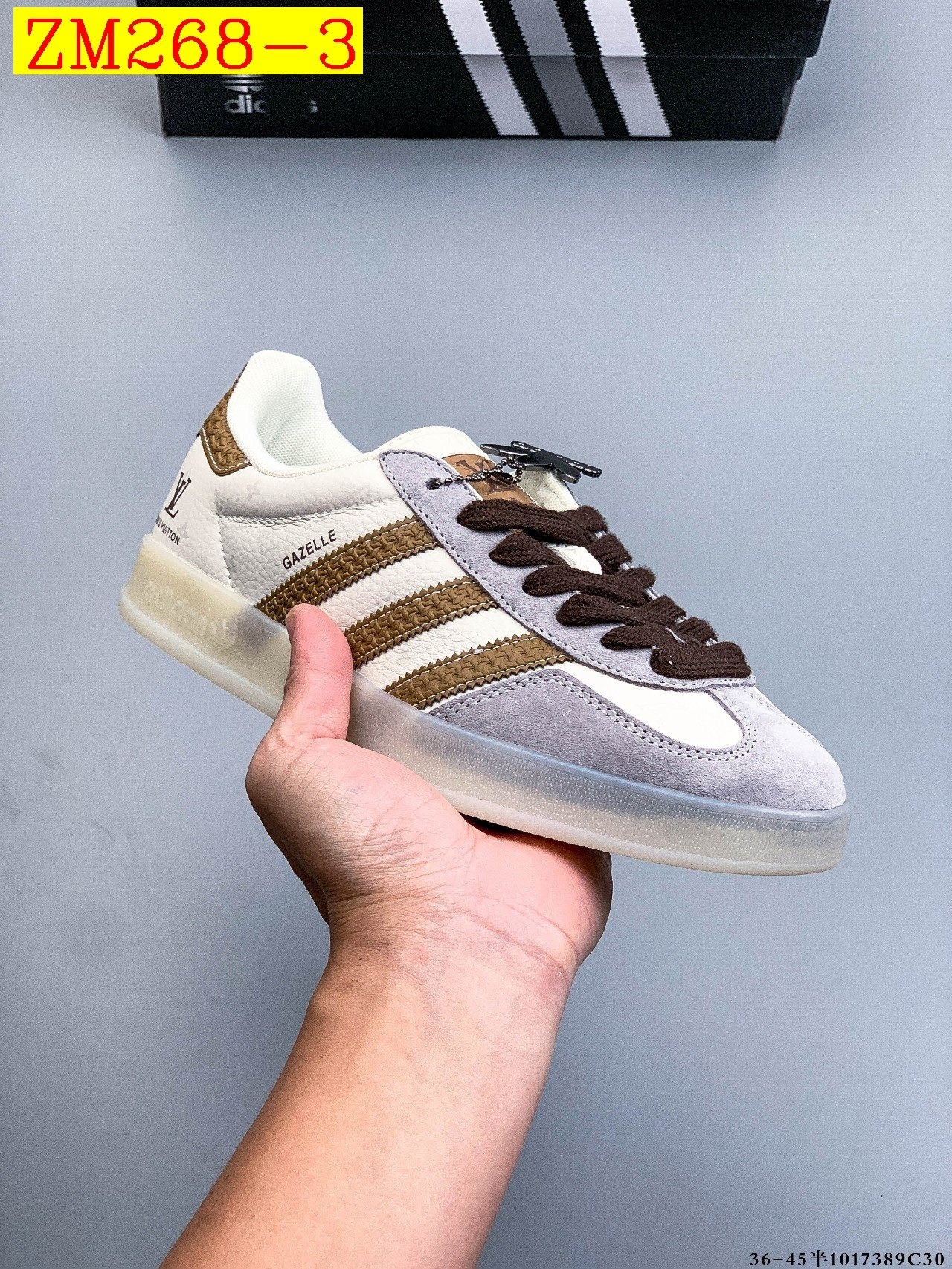 55$ Top Quality Adidas Originals Gazelle Size 36-45 half 638040 ZM268 gallery