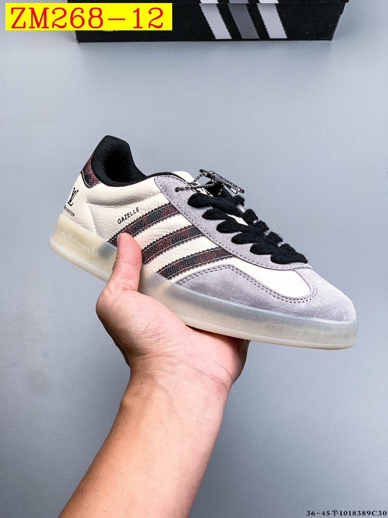 55$ Top Quality Adidas Originals Gazelle Size 36-45 half 638040 ZM268 gallery